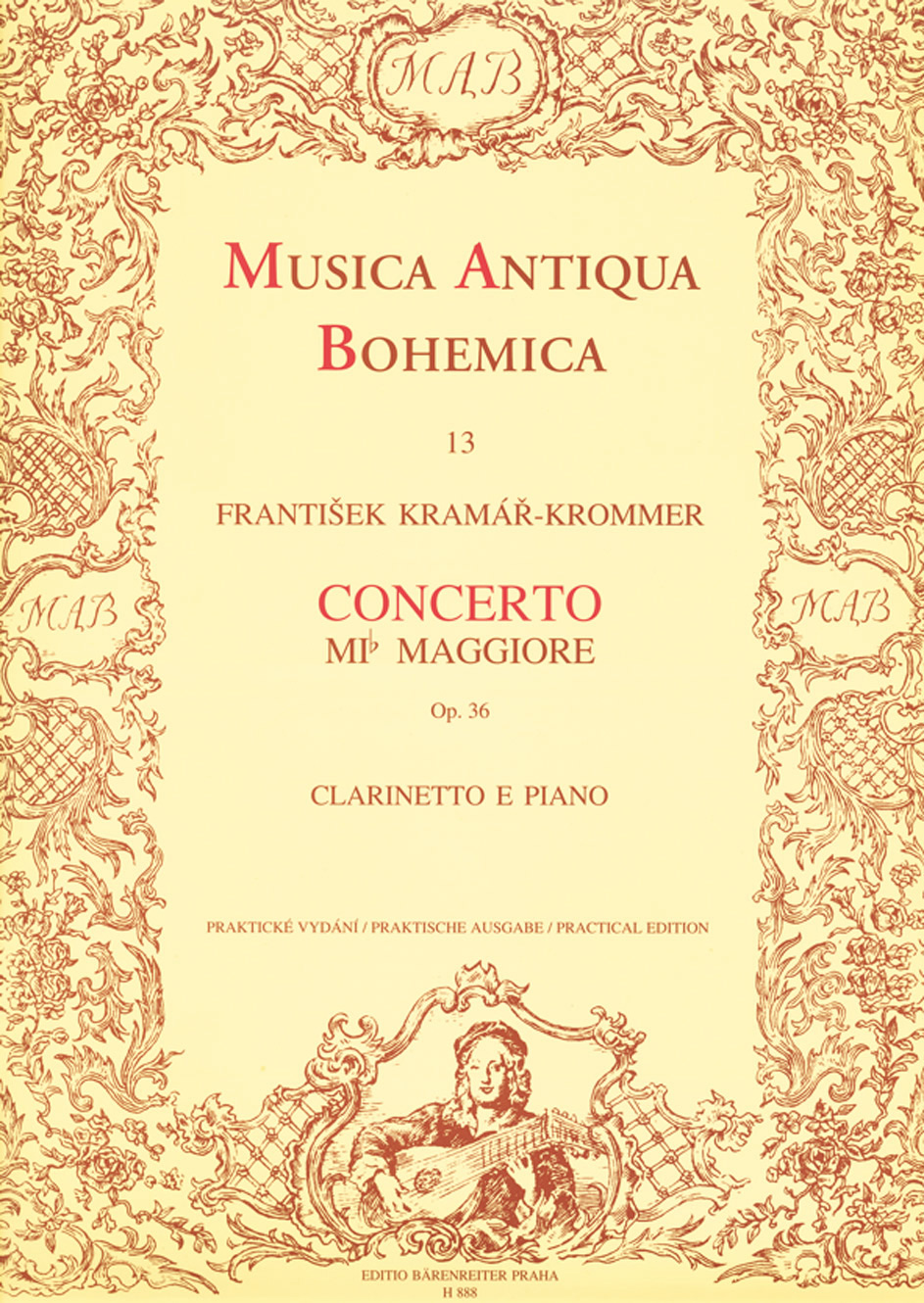 Front Cover Image Konzert für Klarinette und Orchester Es-Dur op. 36