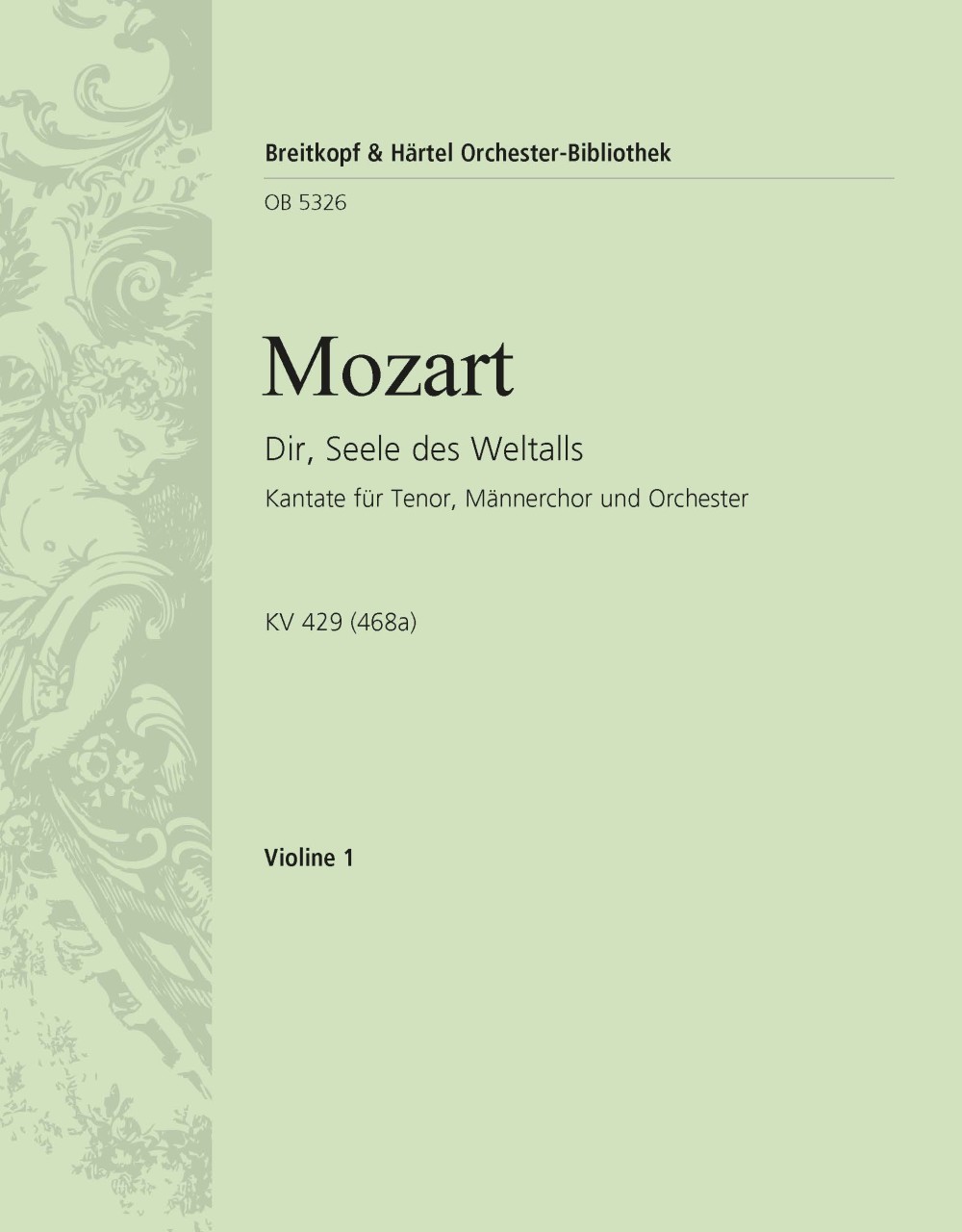 Front Cover Image Dir, Seele des Weltalls KV 429 (468a)