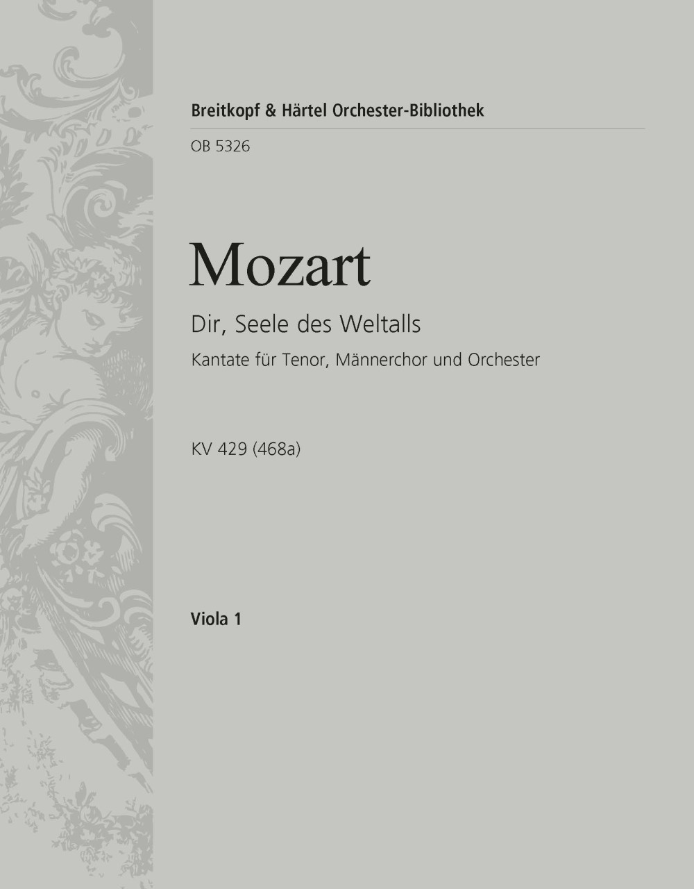 Front Cover Image Dir, Seele des Weltalls KV 429 (468a)