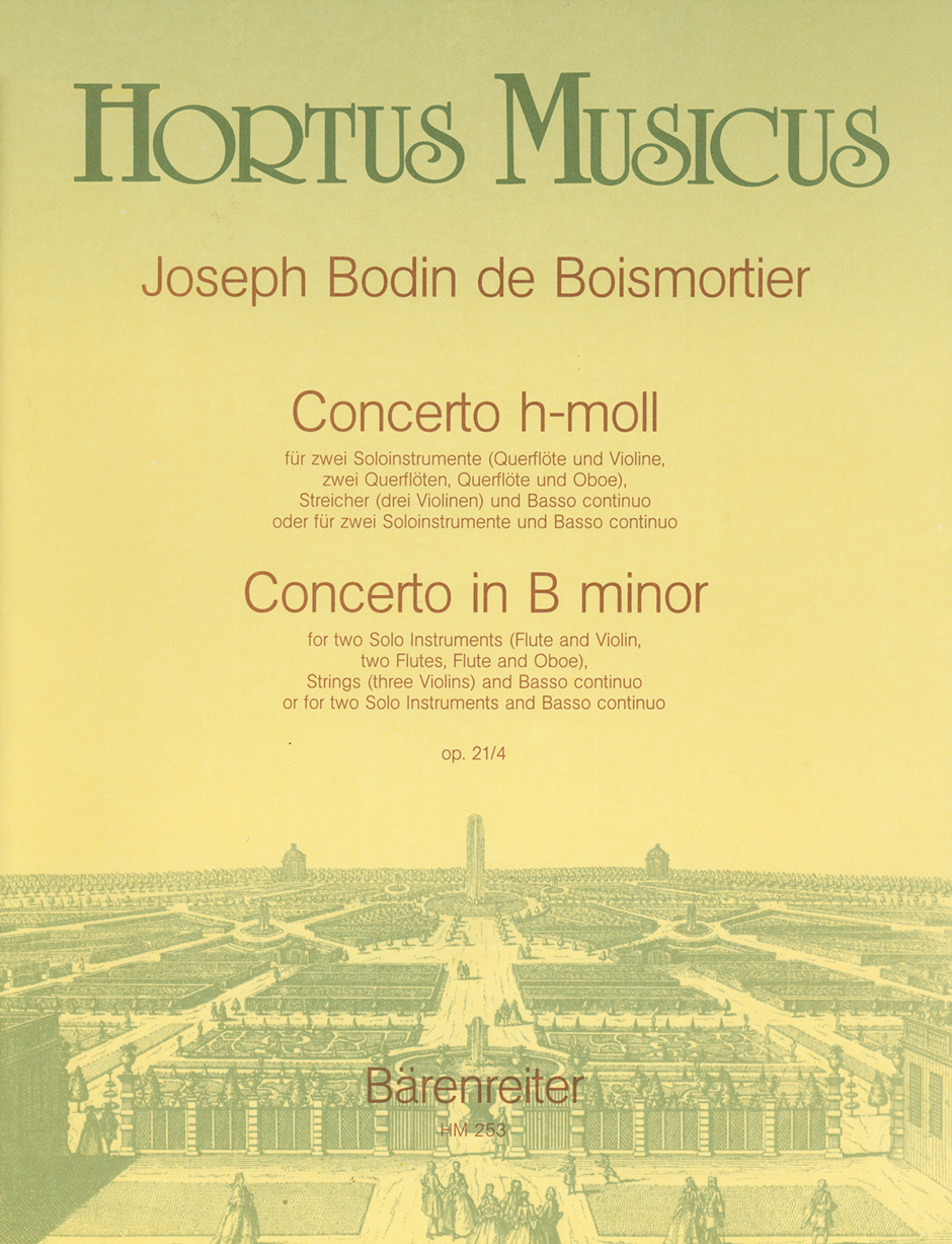 Other Cover Image Concerto für 2 Soloinstrumente (Flöte, Violine - Flöte, Oboe - 2 Flöten), 3 Violinen und Basso continuo h-Moll op. 21/4