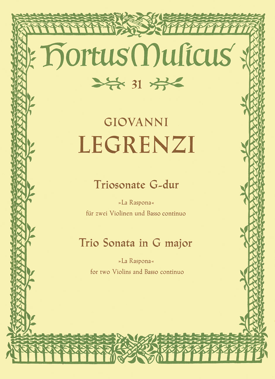 Other Cover Image Triosonate für zwei Violinen und Basso continuo G-Dur "La Raspona"