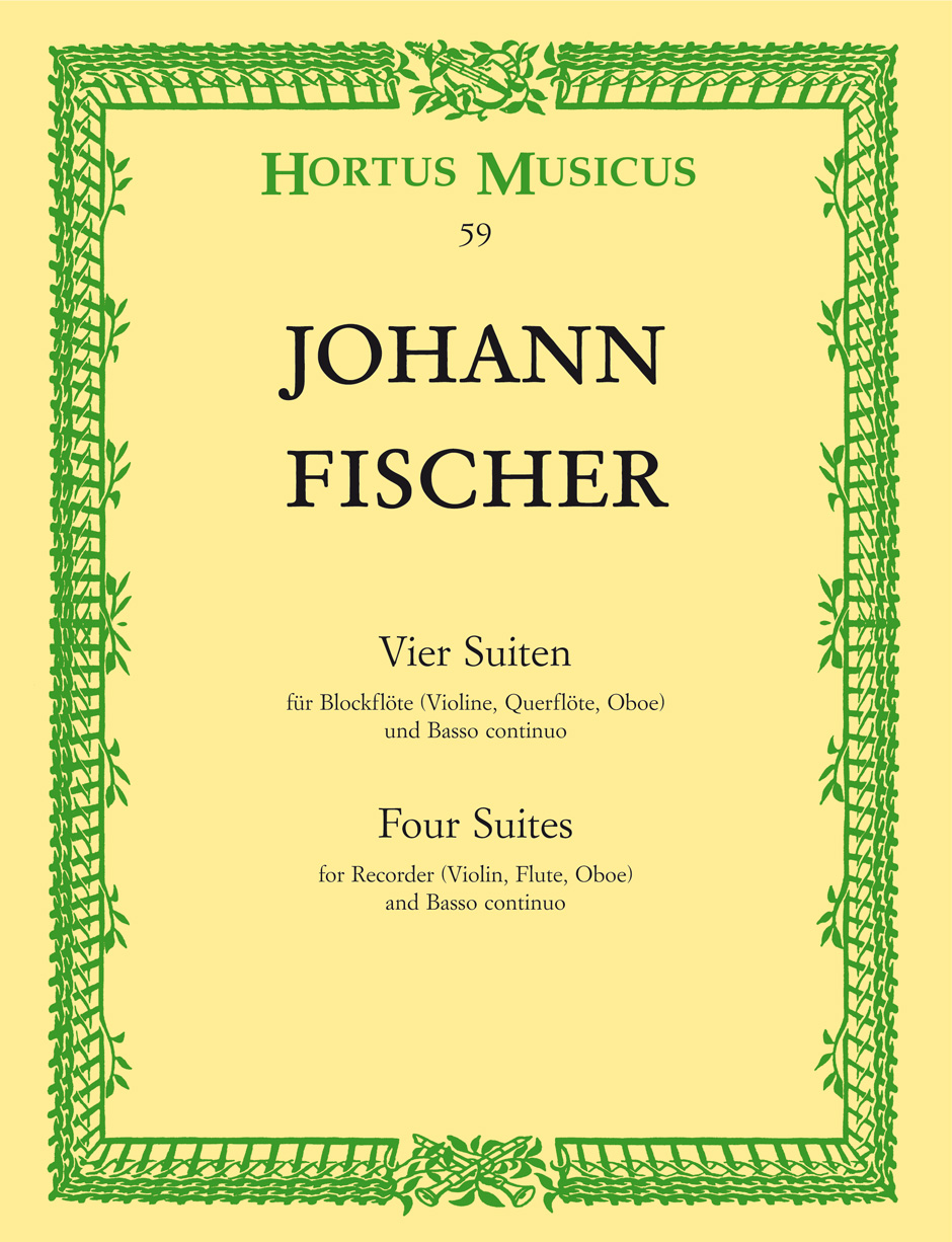 Front Cover Image Vier Suiten für Blockflöte (Violine, Querflöte, Oboe) und Basso continuo