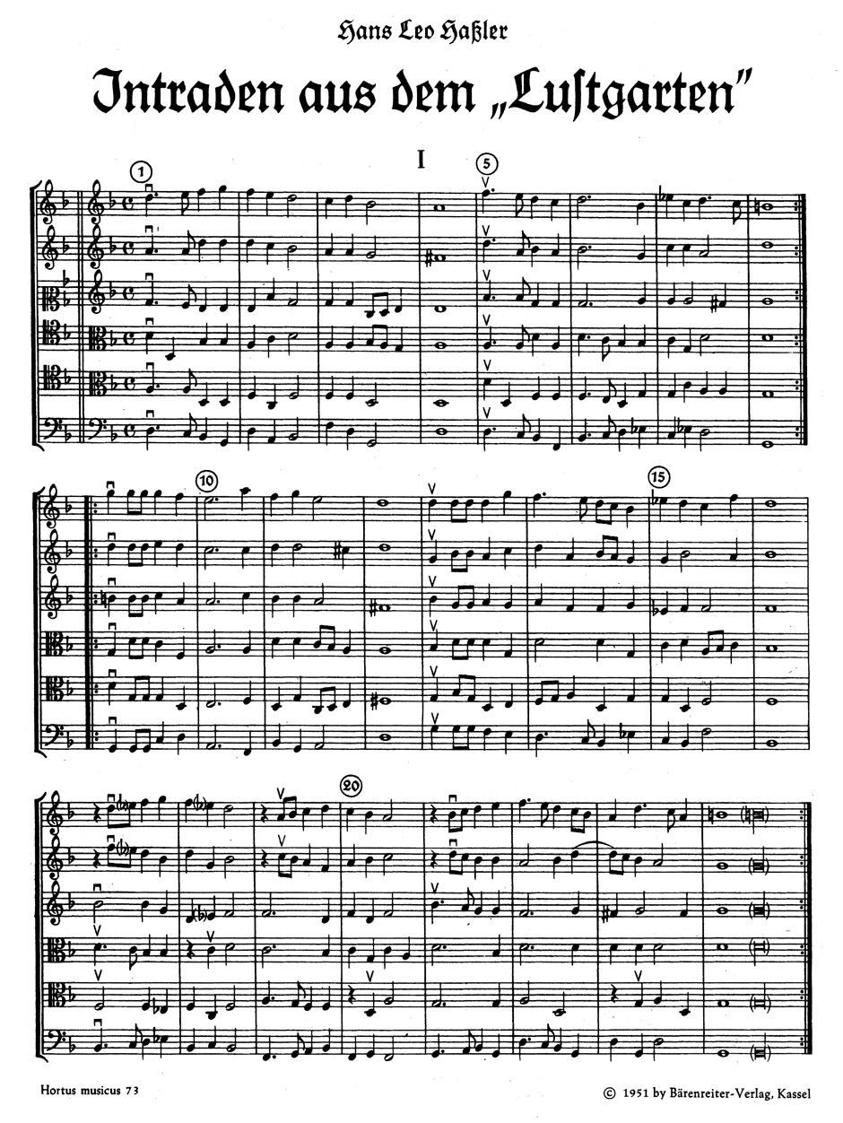 Other Cover Image Sechsstimmige Intraden