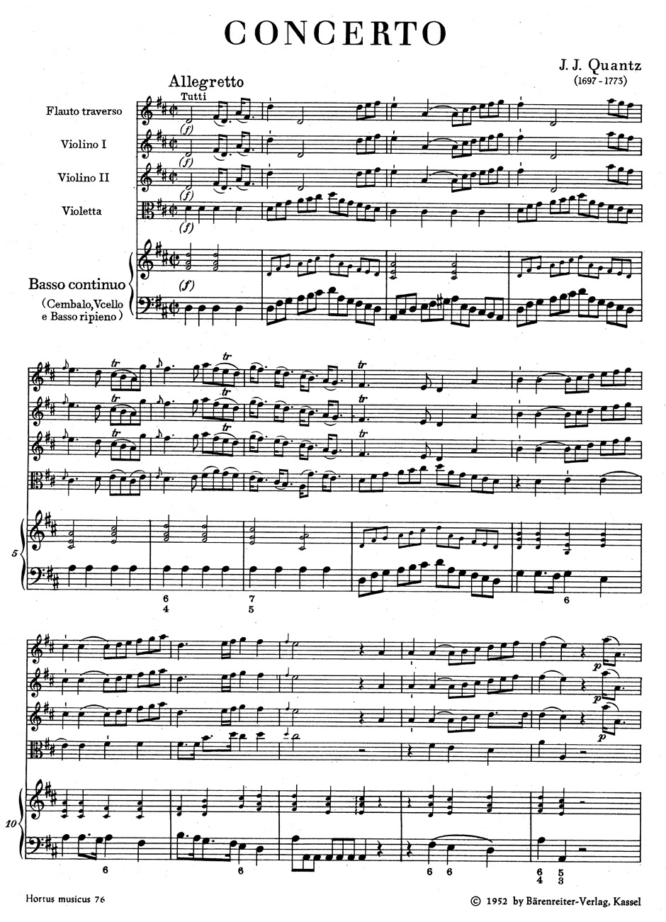 Other Cover Image Konzert "Pour Potsdam" D-Dur