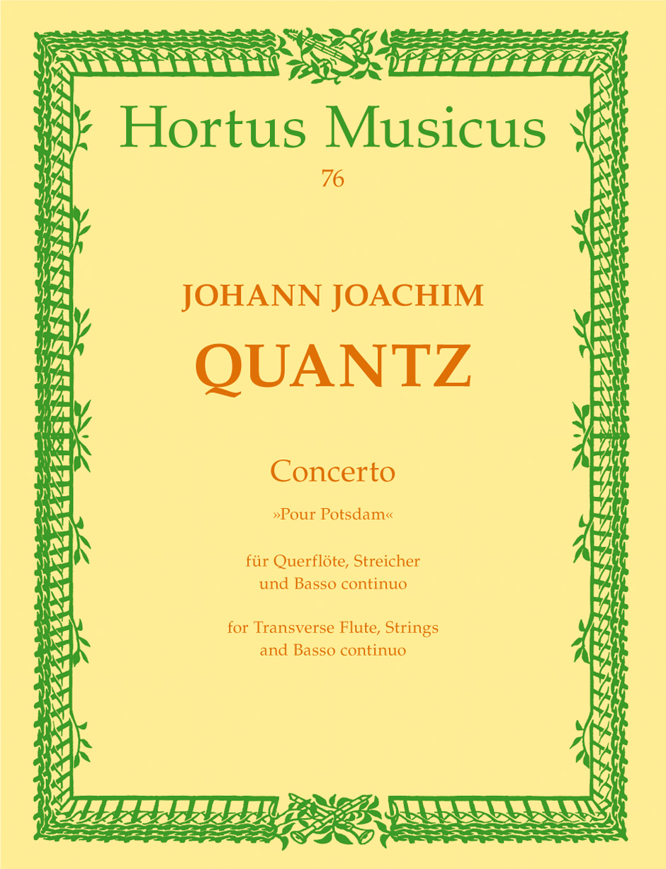 Front Cover Image Konzert "Pour Potsdam" D-Dur