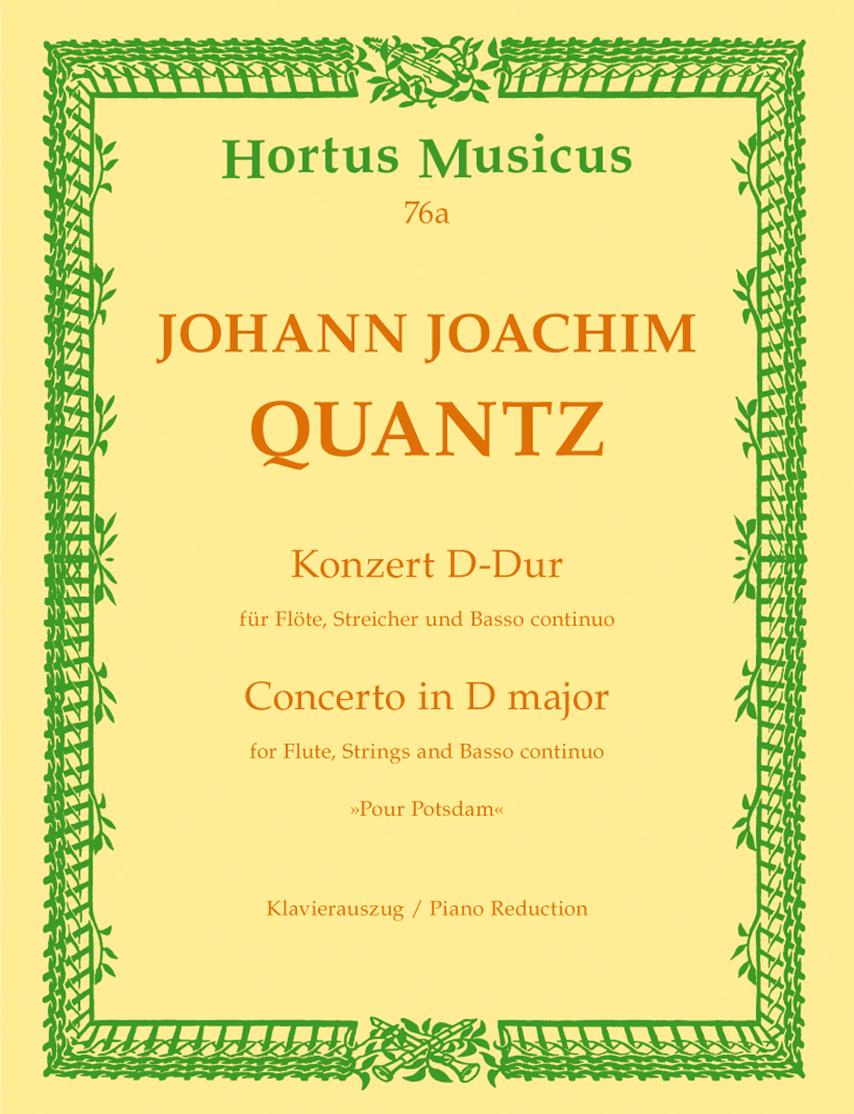 Front Cover Image Konzert "Pour Potsdam" D-dur