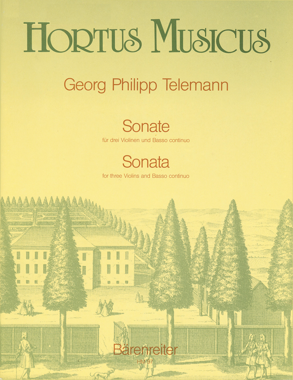 Other Cover Image Sonate für drei Violinen und Basso continuo B-Dur TWV 42:B1