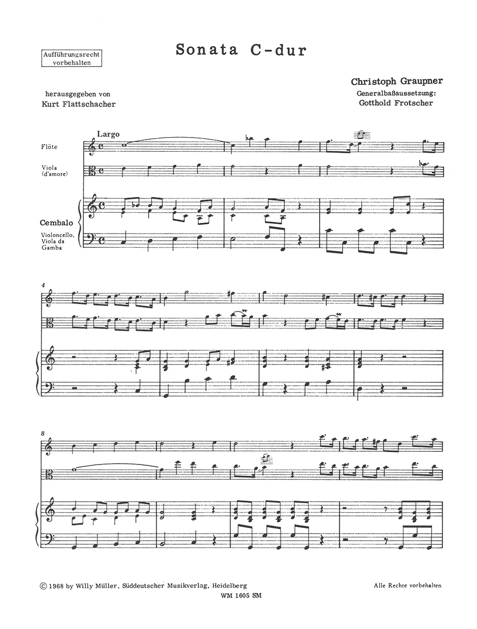 Front Cover Image Sonata C-Dur