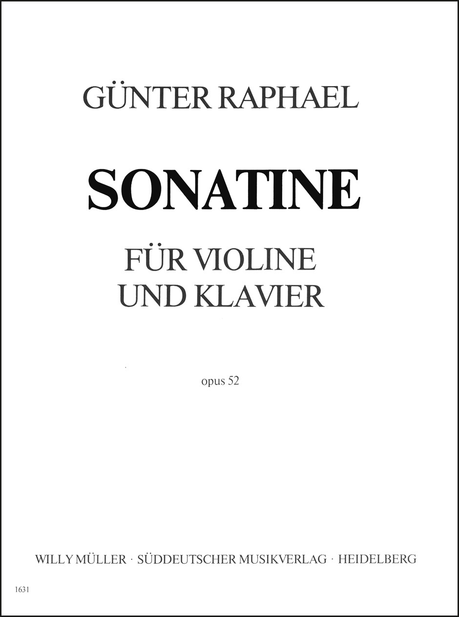Other Cover Image Sonatine (1944) h-Moll op. 52