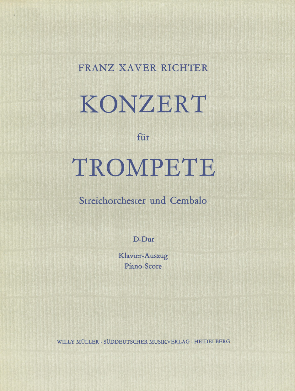 Front Cover Image Konzert D-Dur