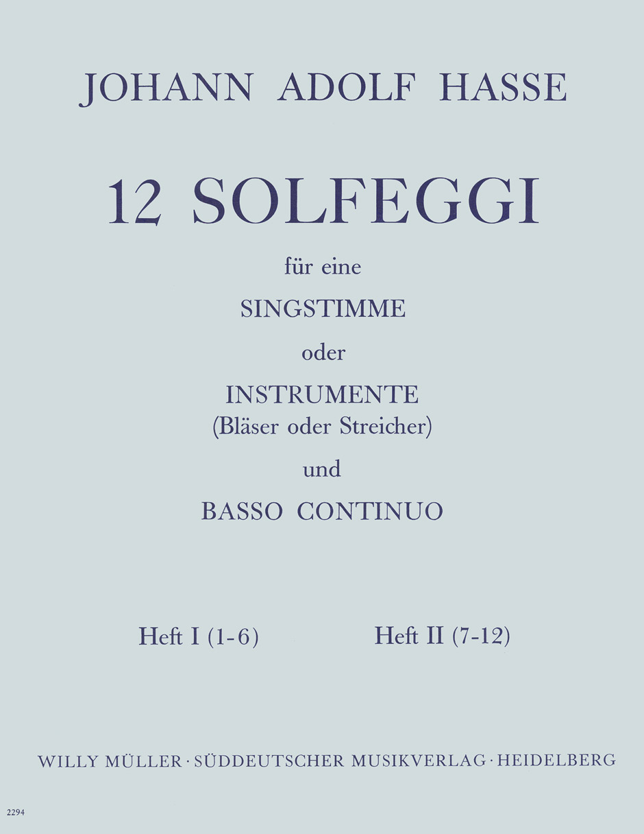 Other Cover Image Zwölf Solfeggi. Heft 1 (Nr. 1 - 6)