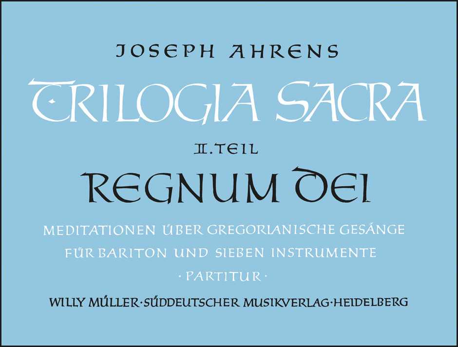 Front Cover Image Regnum Dei (1959)