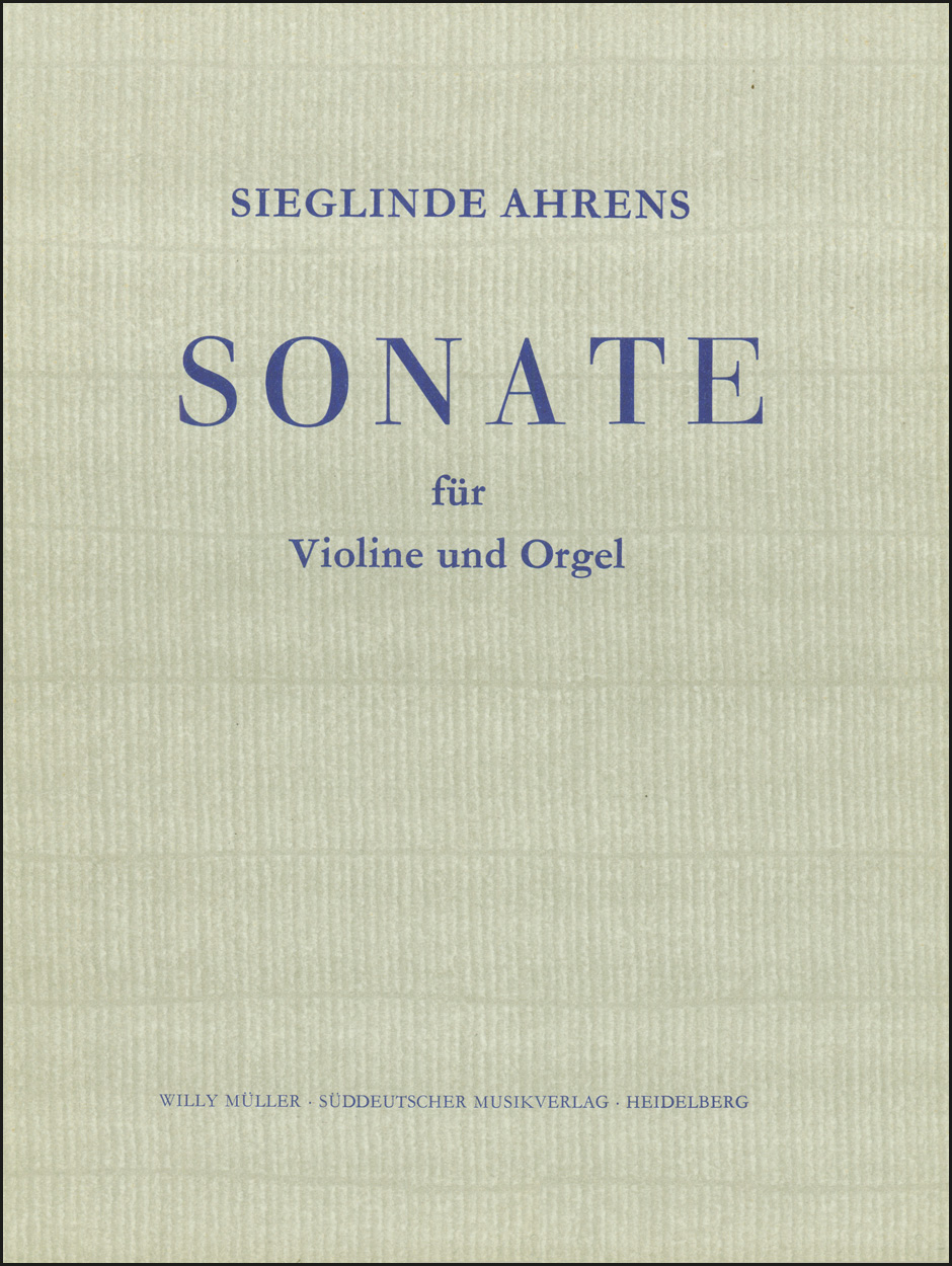 Front Cover Image Sonate (1957)