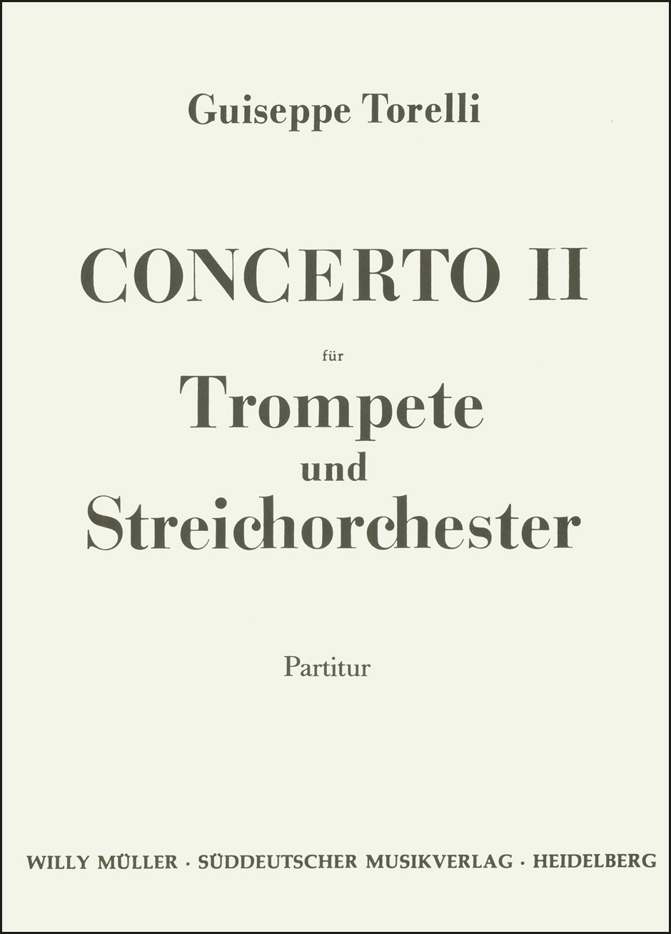 Front Cover Image Konzert für Trompete und Streicher Nr. 2 D-Dur