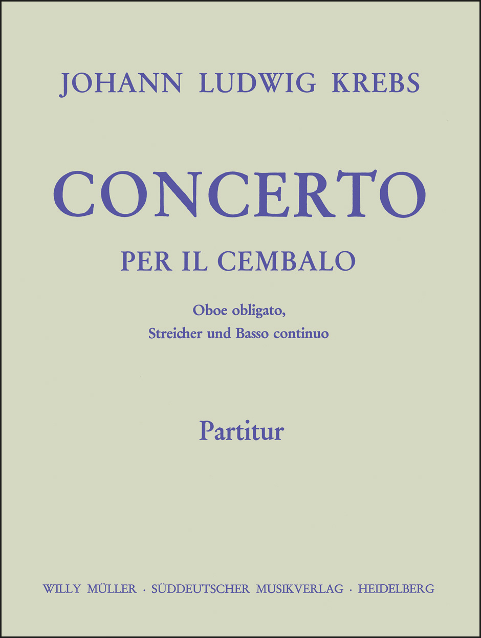 Front Cover Image Cembalo-Konzert h-Moll
