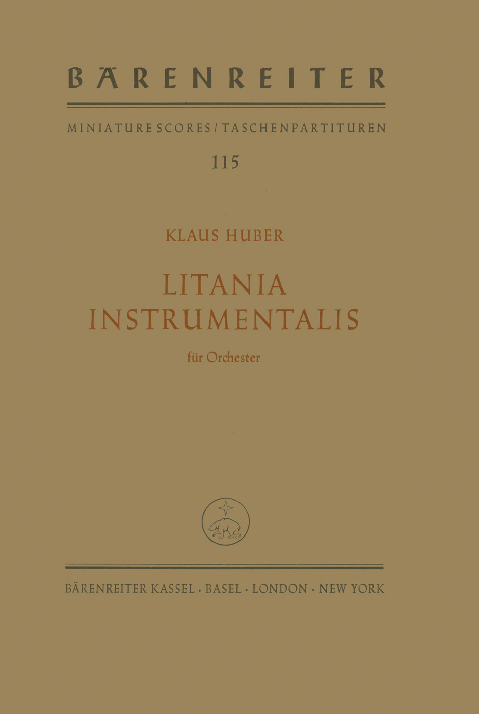 Other Cover Image Litania instrumentalis (1957)