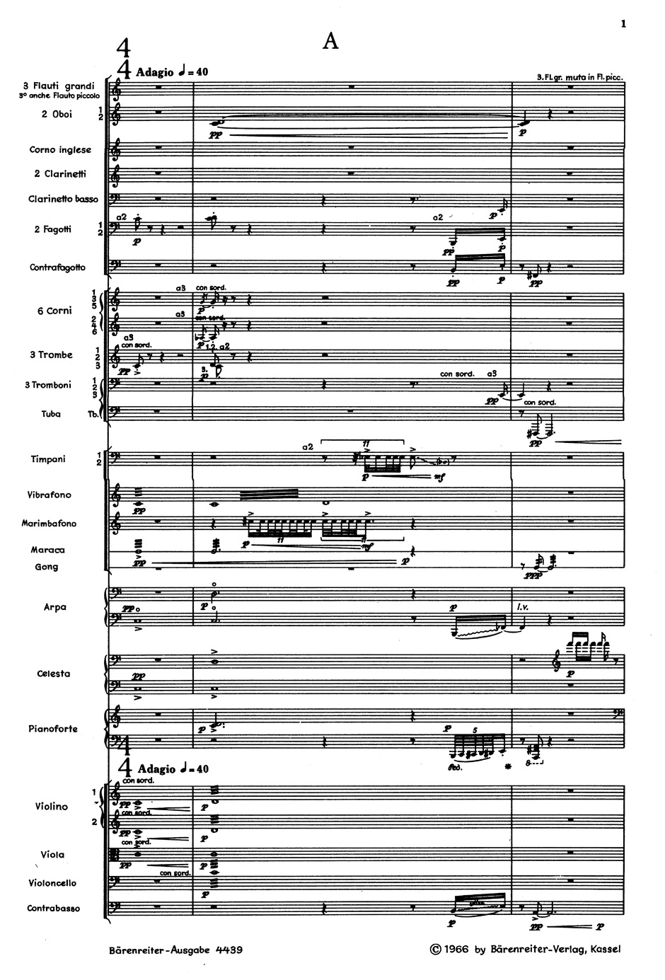 Front Cover Image Mikrographien für Orchester op. 24 (1964)