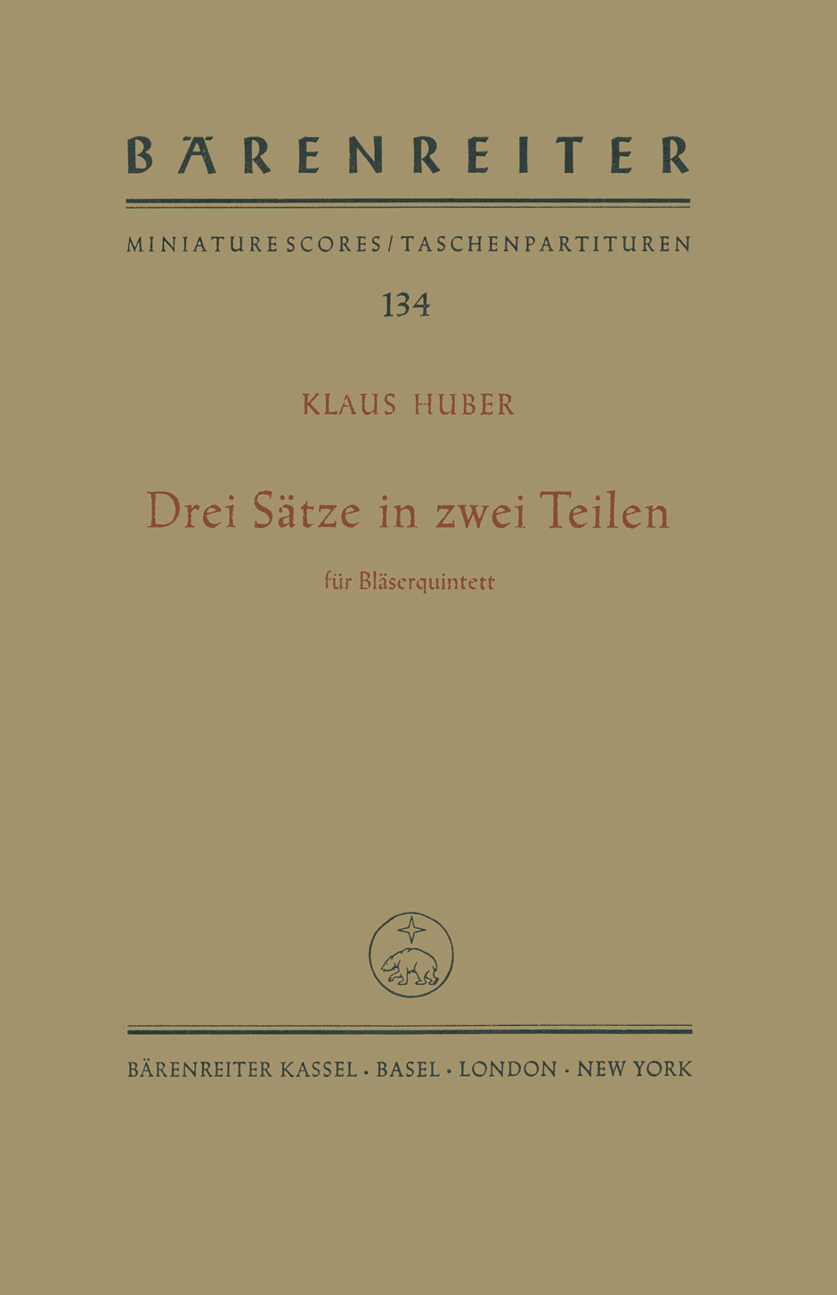 Other Cover Image Drei Sätze in zwei Teilen