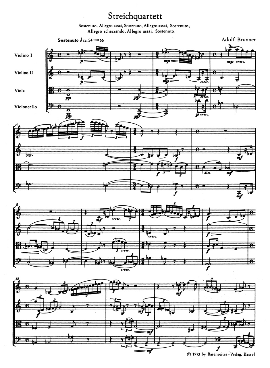 Front Cover Image Streichquartett (1961/1962)