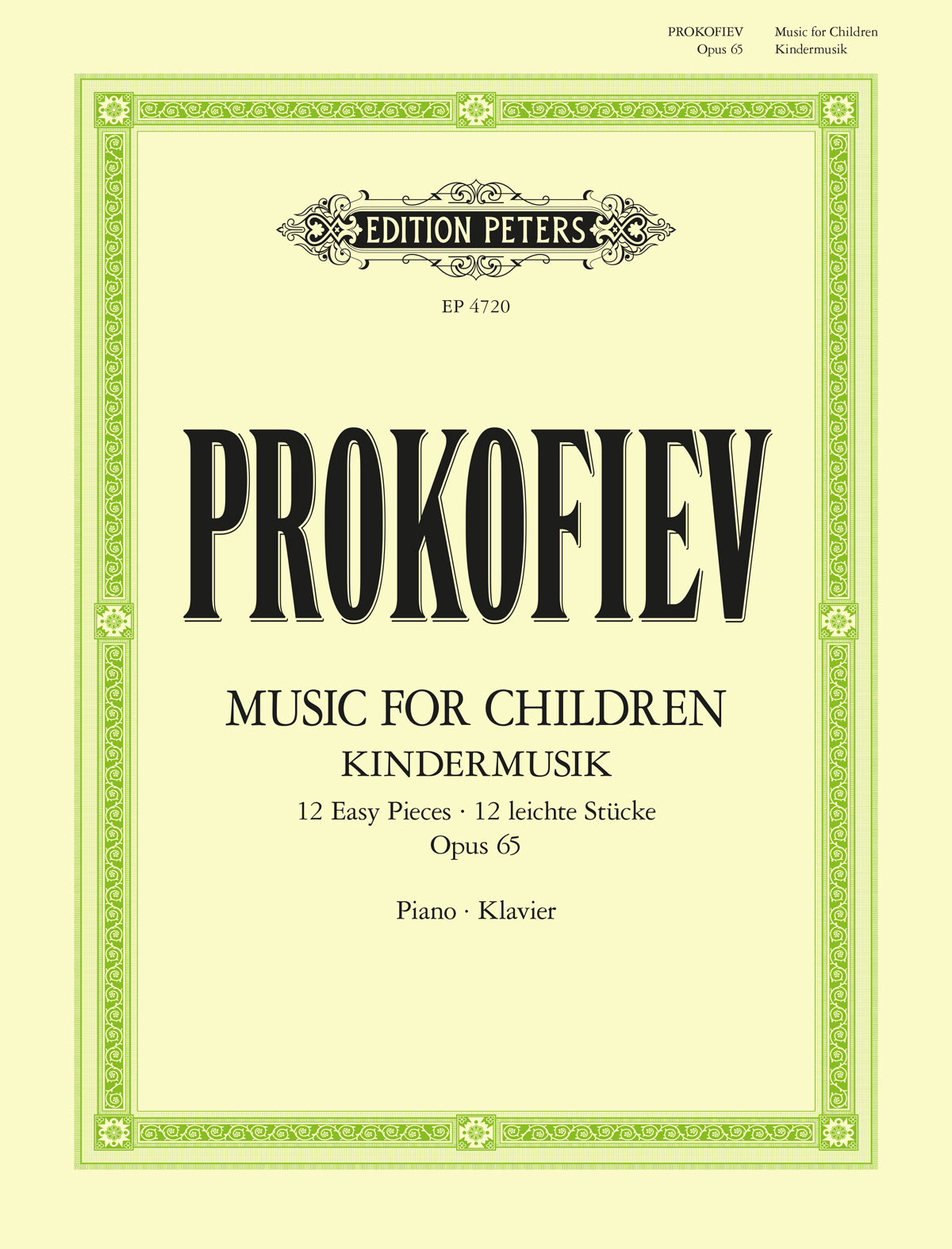 Front Cover Image Musik für Kinder op. 65
