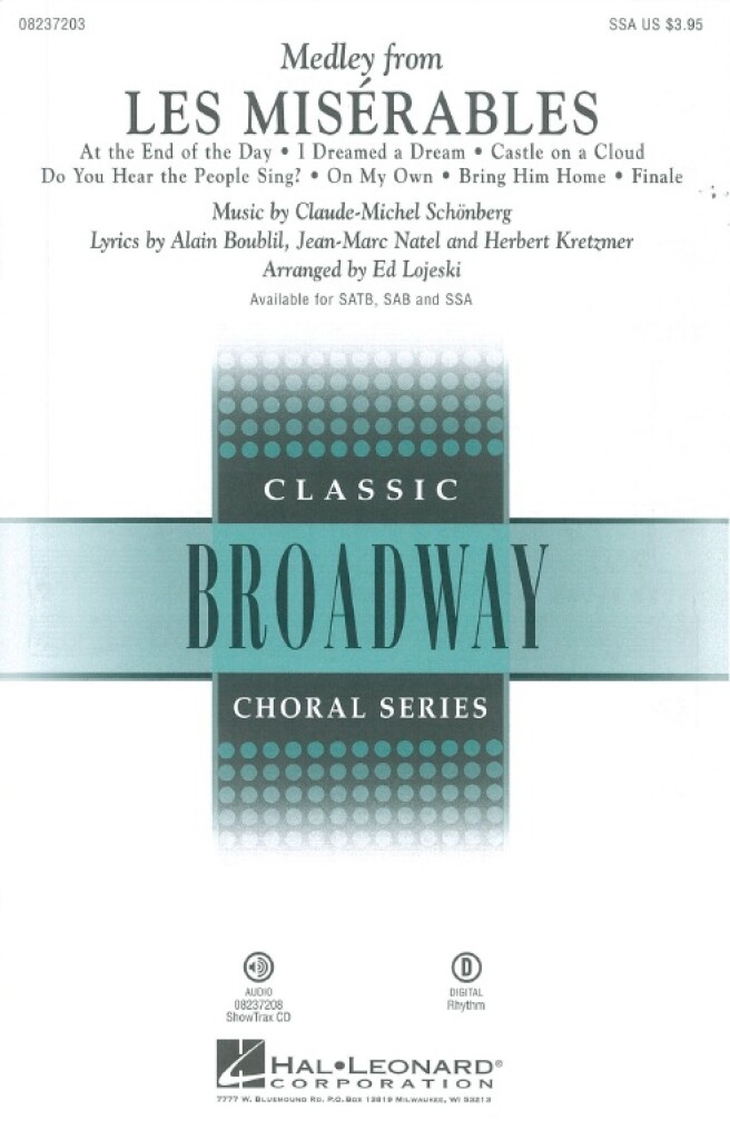Front Cover Image Les Misérables (Choral Medley)