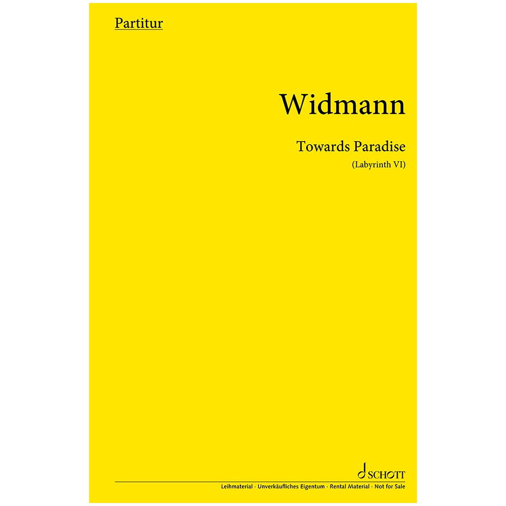 Front Cover Image Towards Paradise (Labyrinth VI) für Trompete und Orchester