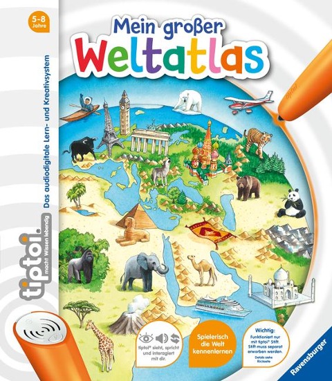 Front Cover Image tiptoi® Mein großer Weltatlas