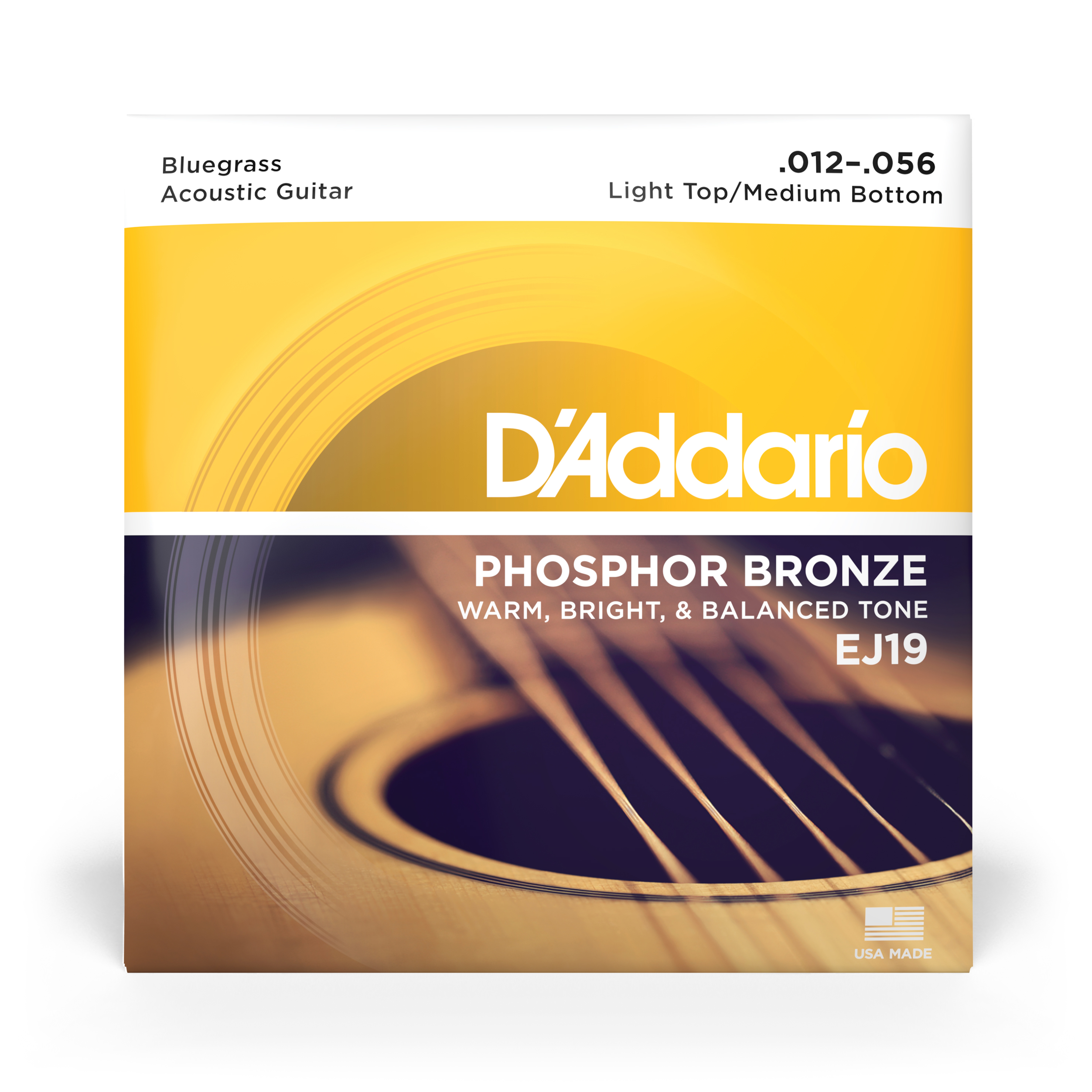 Other Cover Image D'Addario EJ19 Saiten für Akustikgitarre, Phosphorbronze, Bluegrass, 12-56