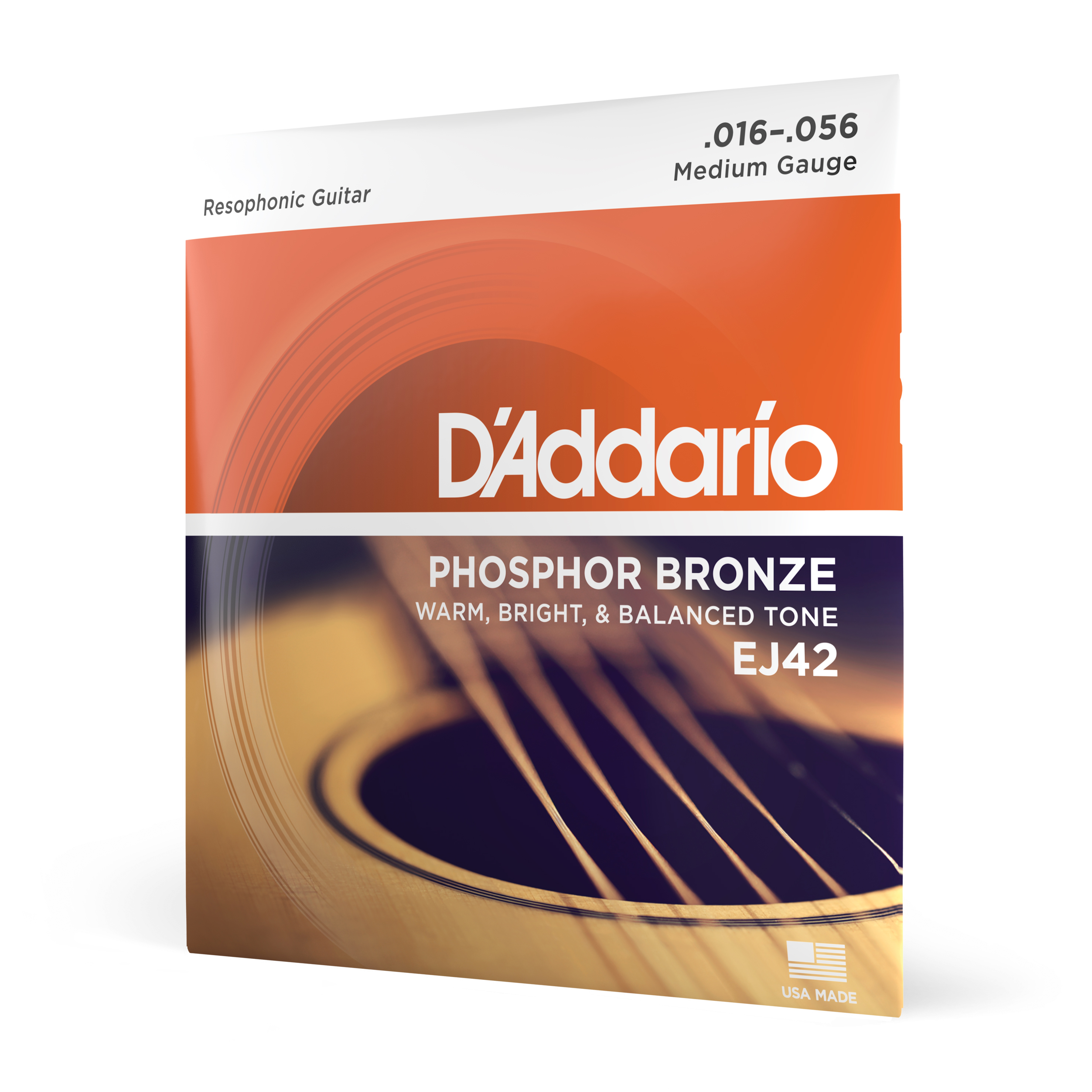 Front Cover Image D'Addario EJ42 Saiten für Resonatorgitarre, 16-56