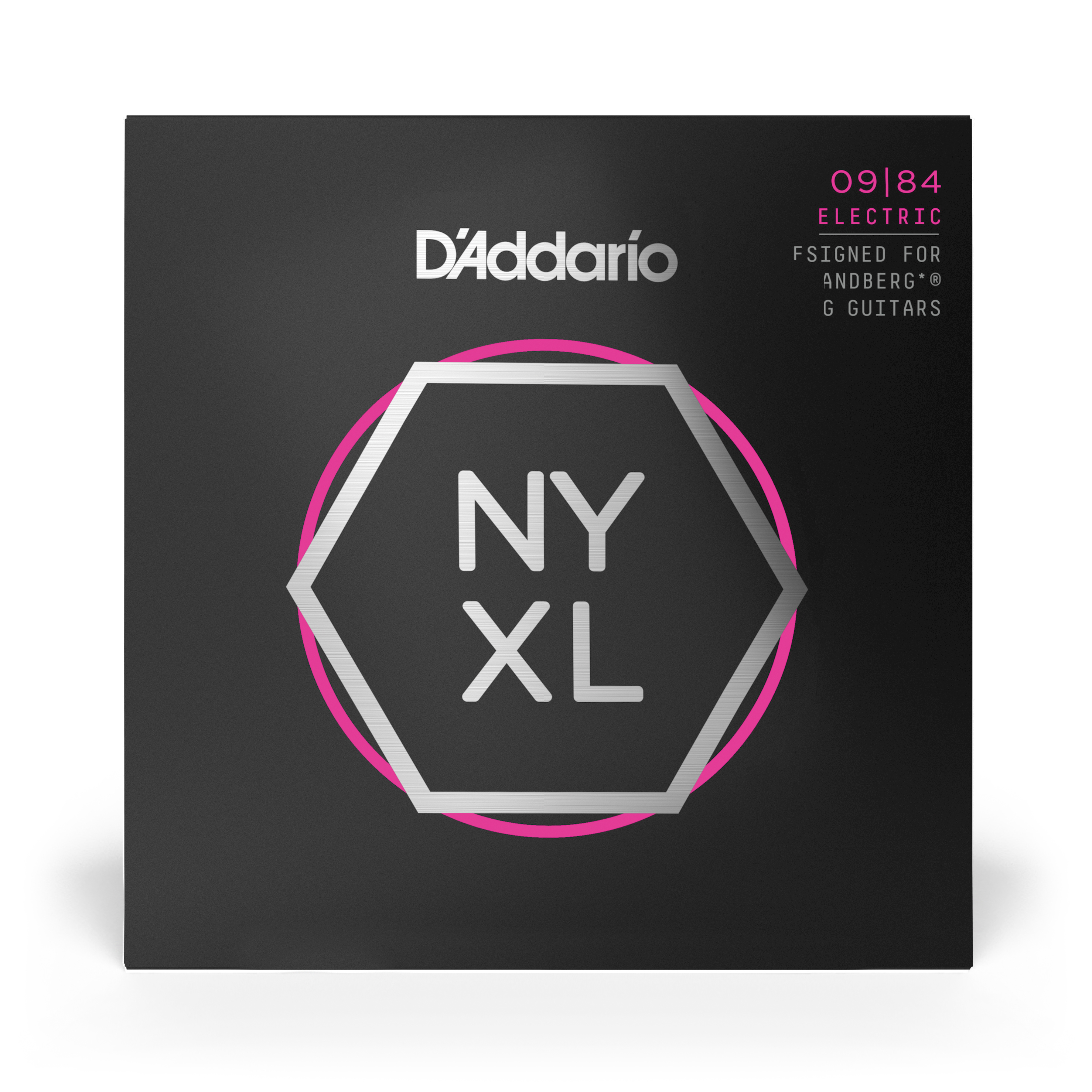 Other Cover Image D'Addario NYXL0984 Nickel Wound Saiten für 8-saitige E-Gitarren von Strandberg, Super Light, 09-84