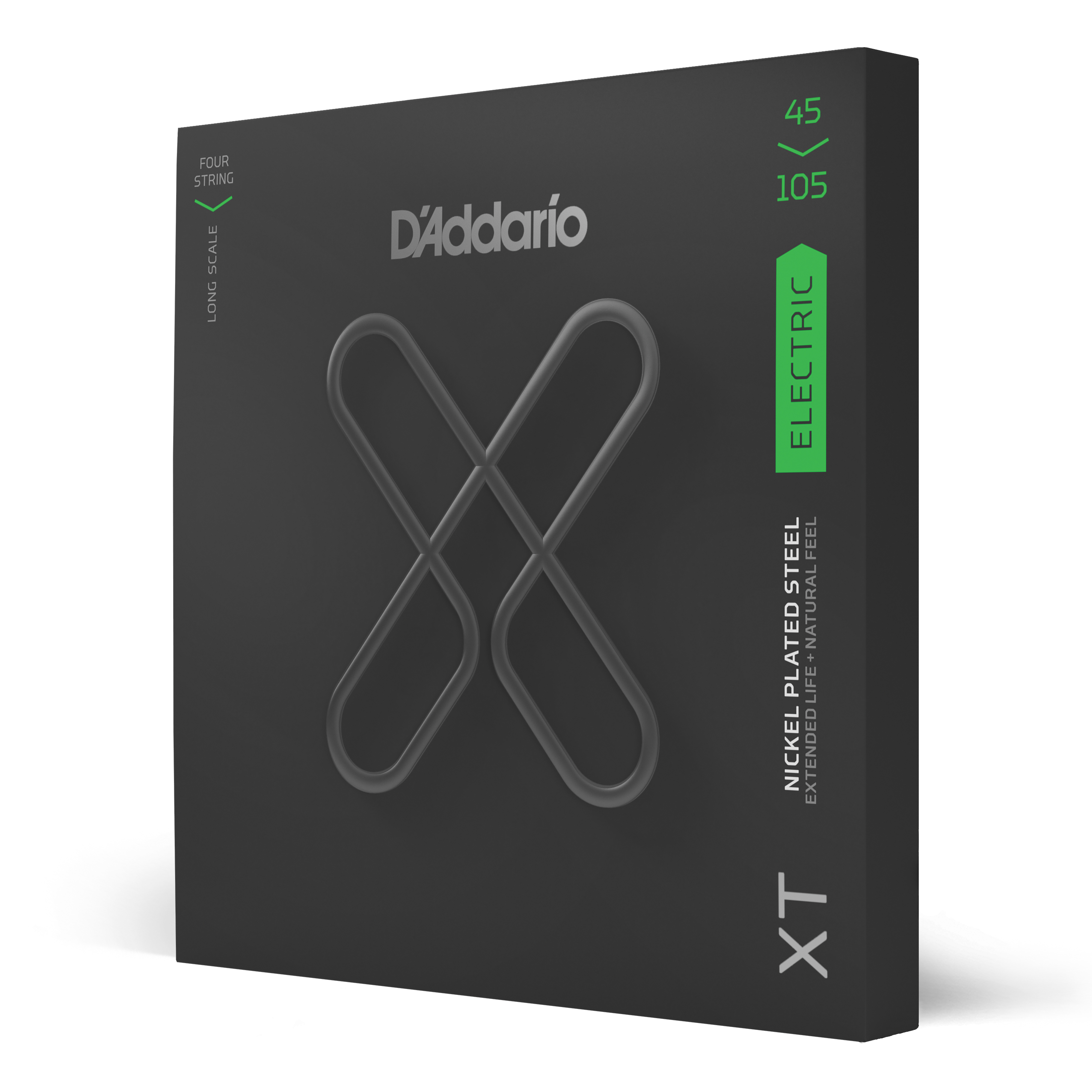 Front Cover Image D'Addario XT Bass Nickel Plated Steel, Light Top/Medium Bottom, Long Scale, 45-105