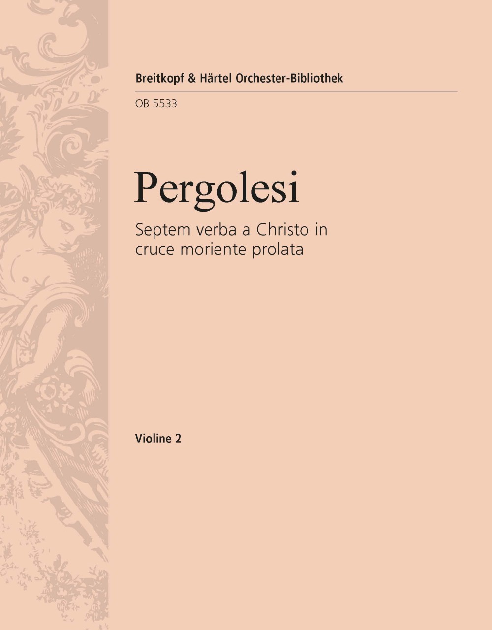 Front Cover Image Septem verba a Christo in cruce moriente prolata