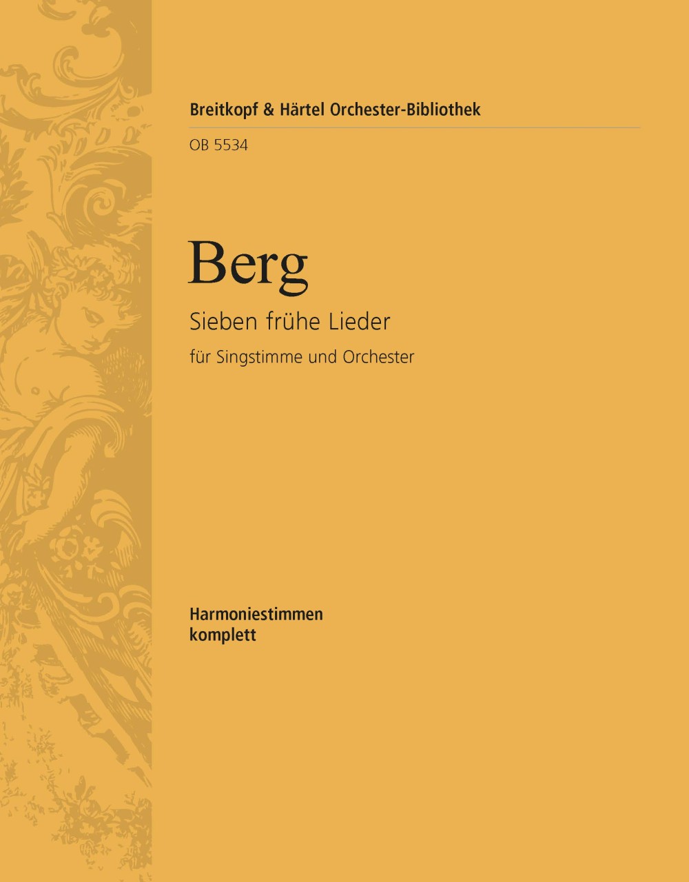 Front Cover Image 7 frühe Lieder
