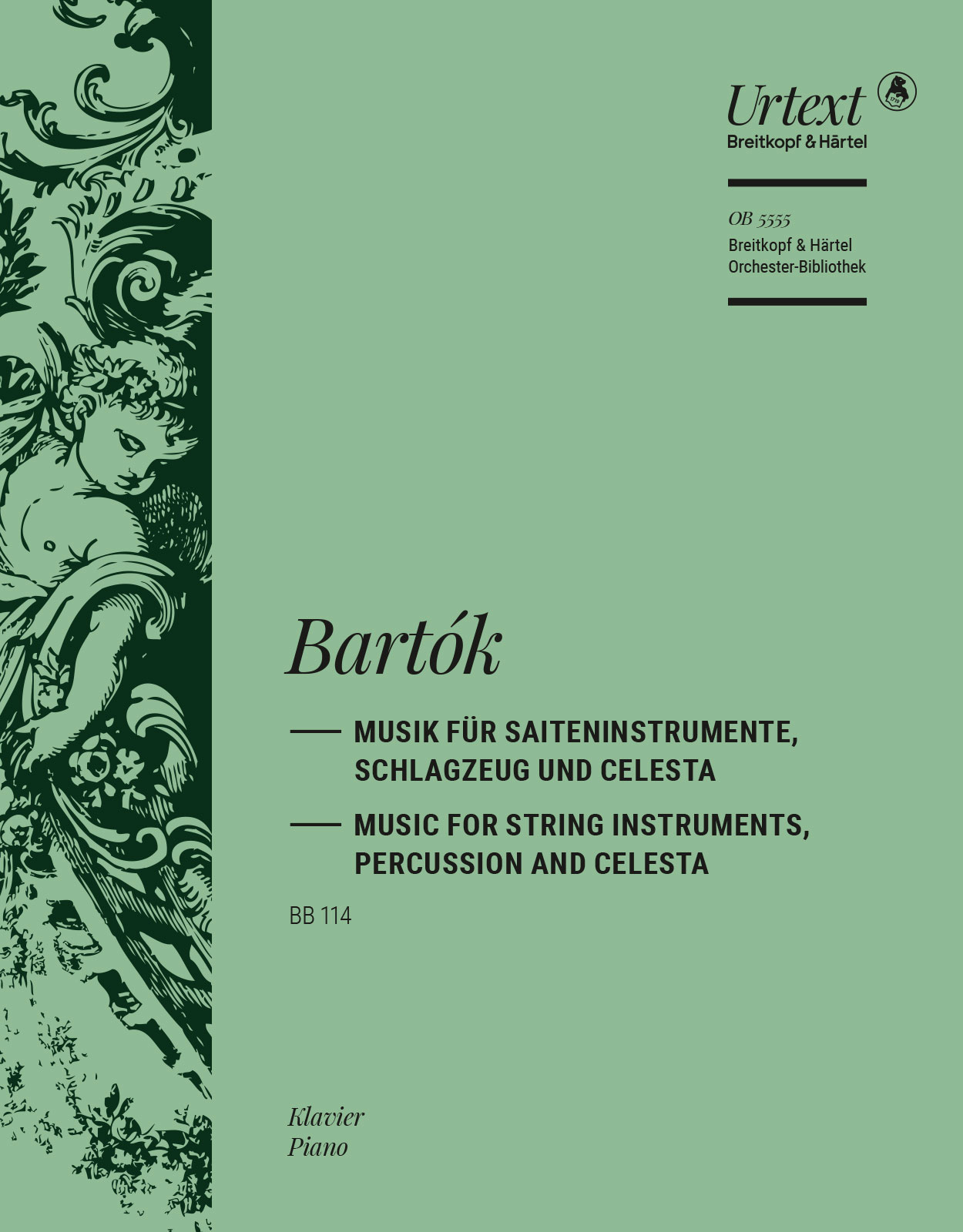 Front Cover Image Musik für Saiteninstrumente, Schlagzeug und Celesta BB 114