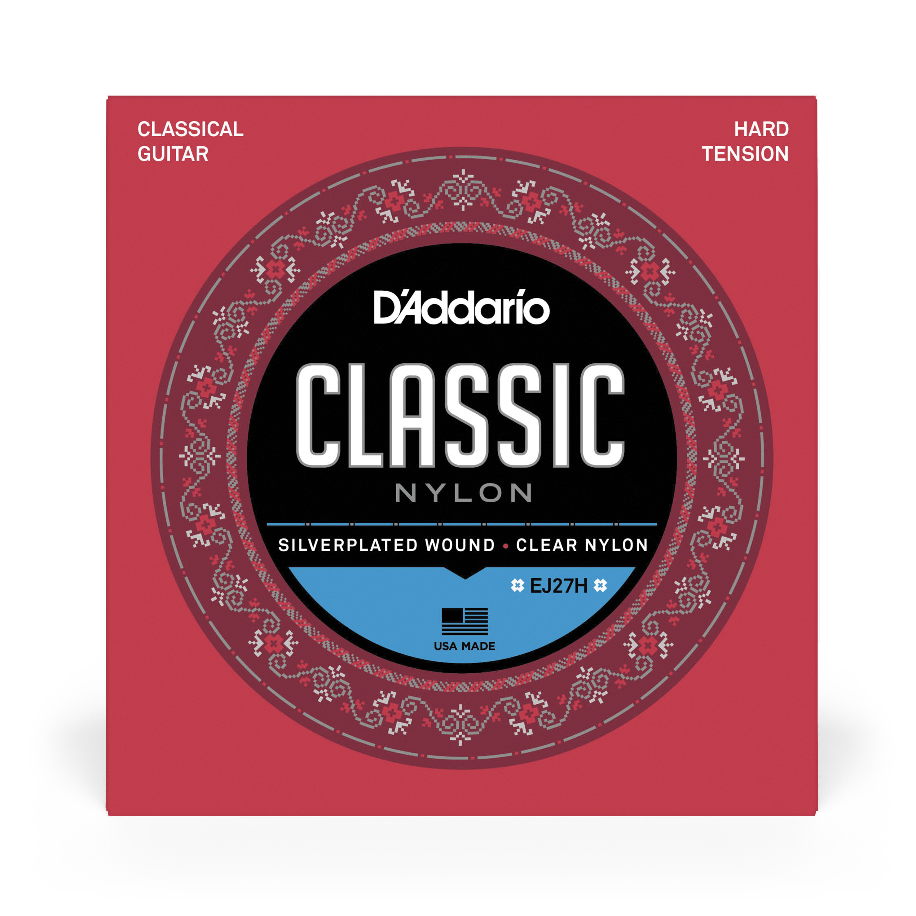 Other Cover Image D'Addario EJ27H Schüler-Saiten für Klassikgitarre, Nylon, straffe Spannung