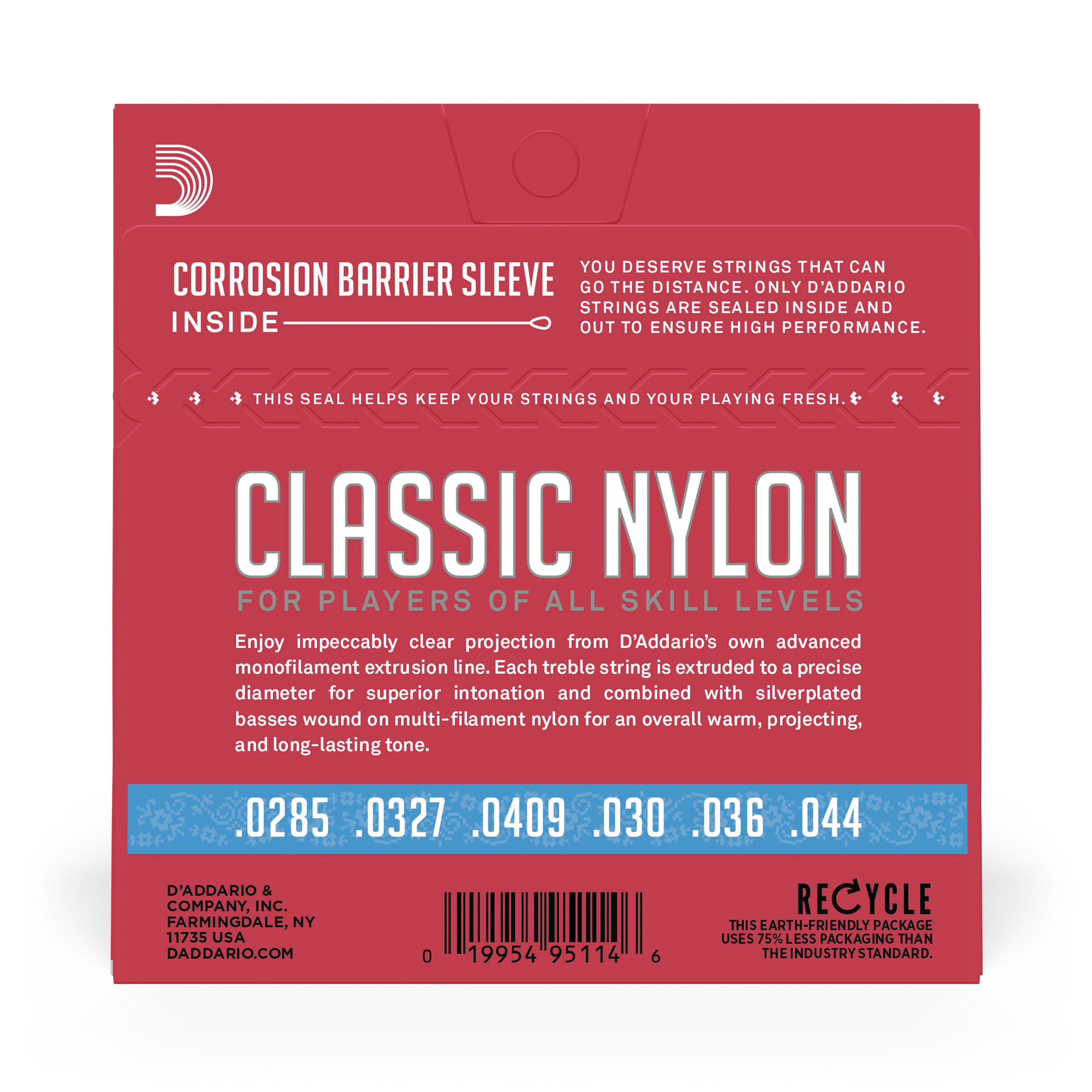 Other Cover Image D'Addario EJ27H Schüler-Saiten für Klassikgitarre, Nylon, straffe Spannung