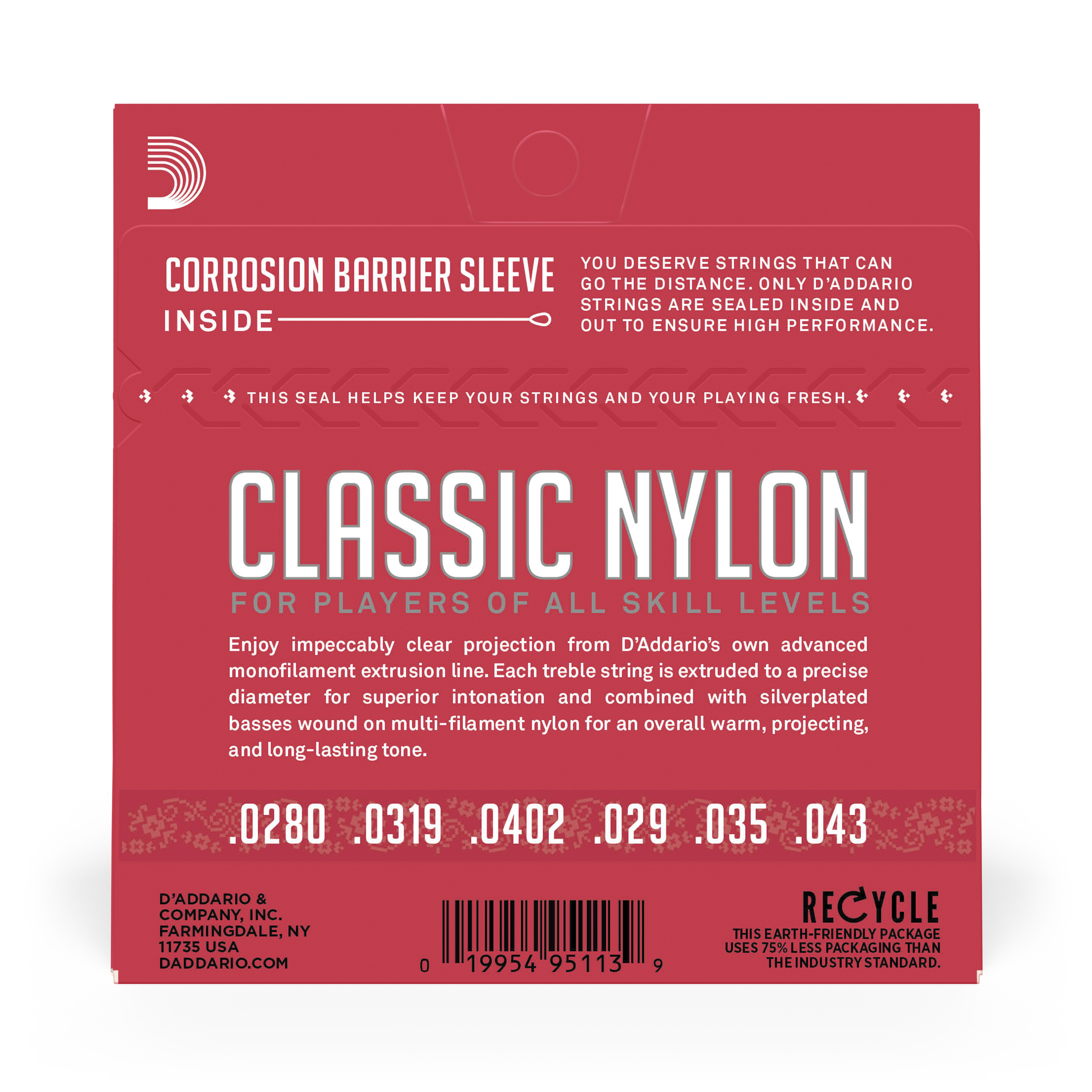 Other Cover Image D'Addario EJ27N Schüler-Saiten für Klassikgitarre, Nylon, normale Spannung