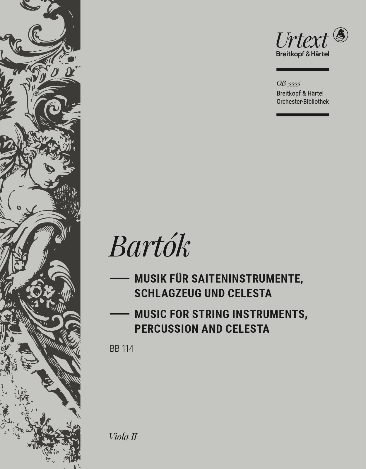 Front Cover Image Musik für Saiteninstrumente, Schlagzeug und Celesta BB 114