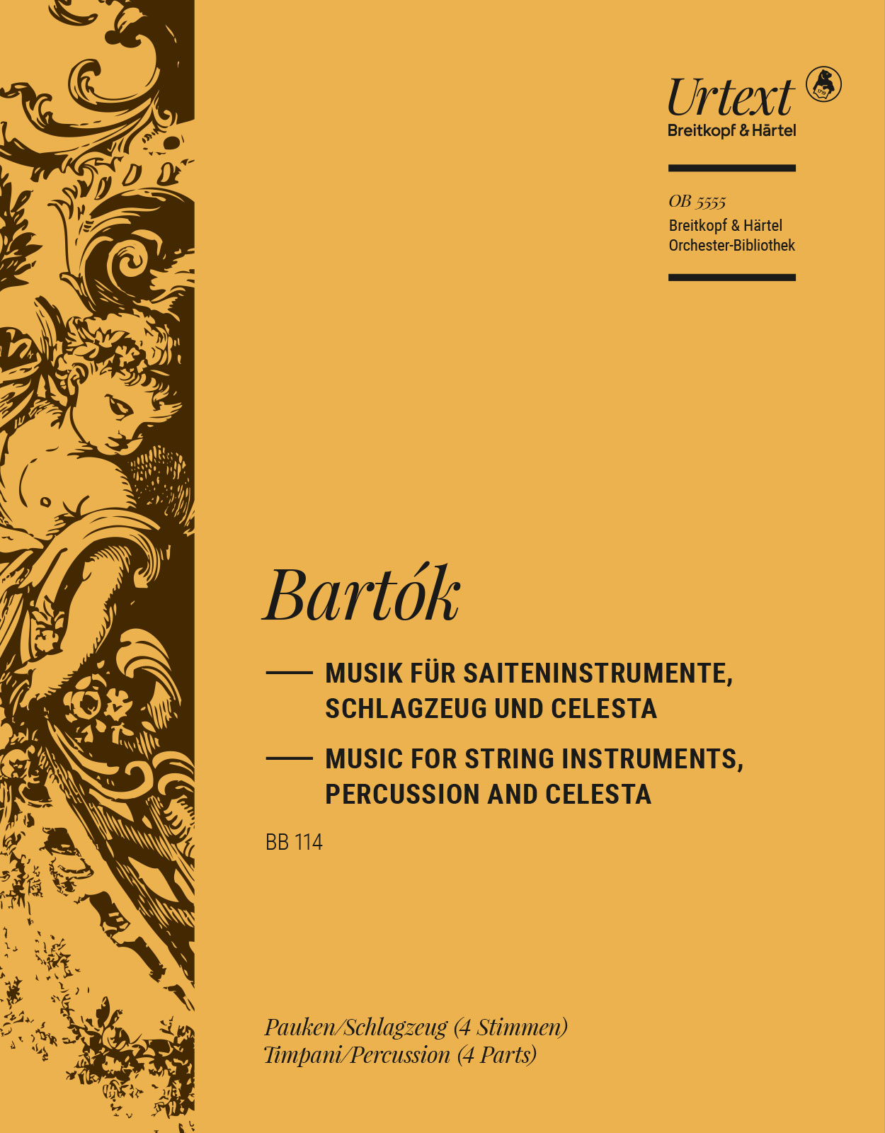 Front Cover Image Musik für Saiteninstrumente, Schlagzeug und Celesta BB 114