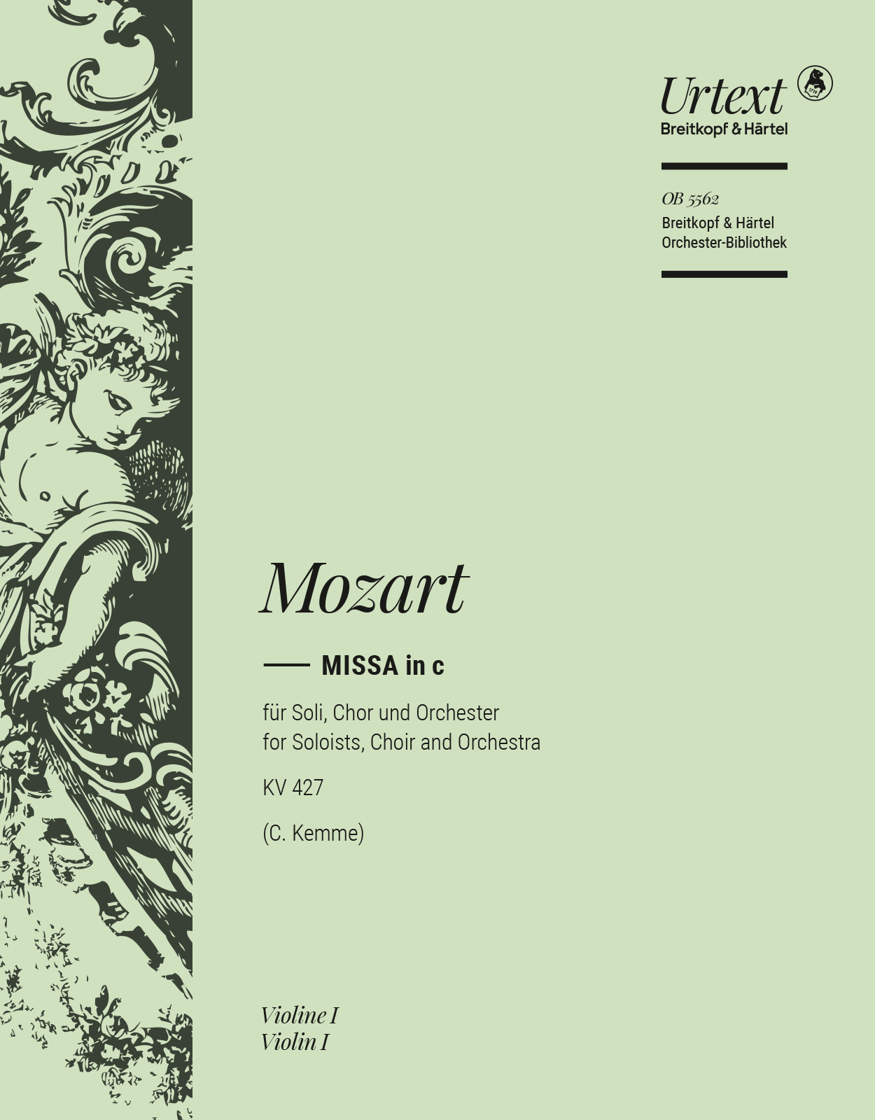 Front Cover Image Missa in c KV 427 (417a)