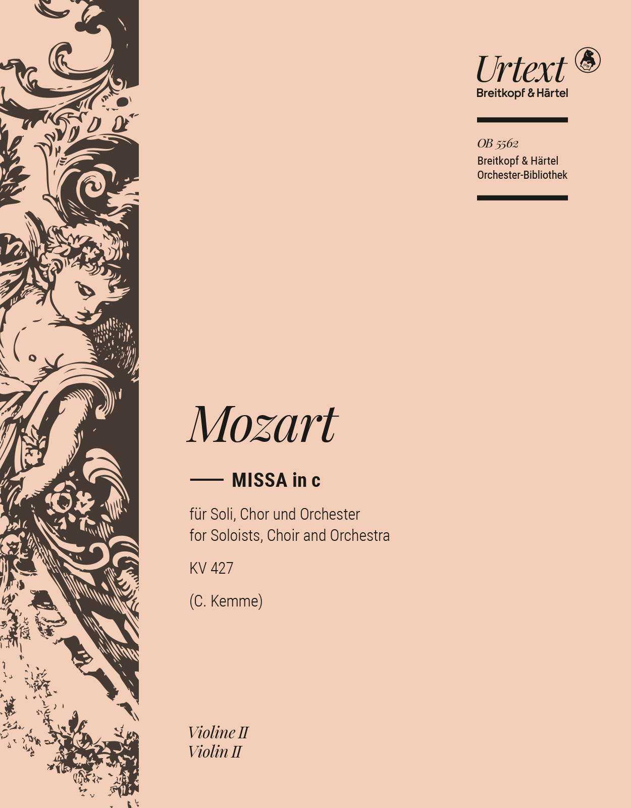 Front Cover Image Missa in c KV 427 (417a)