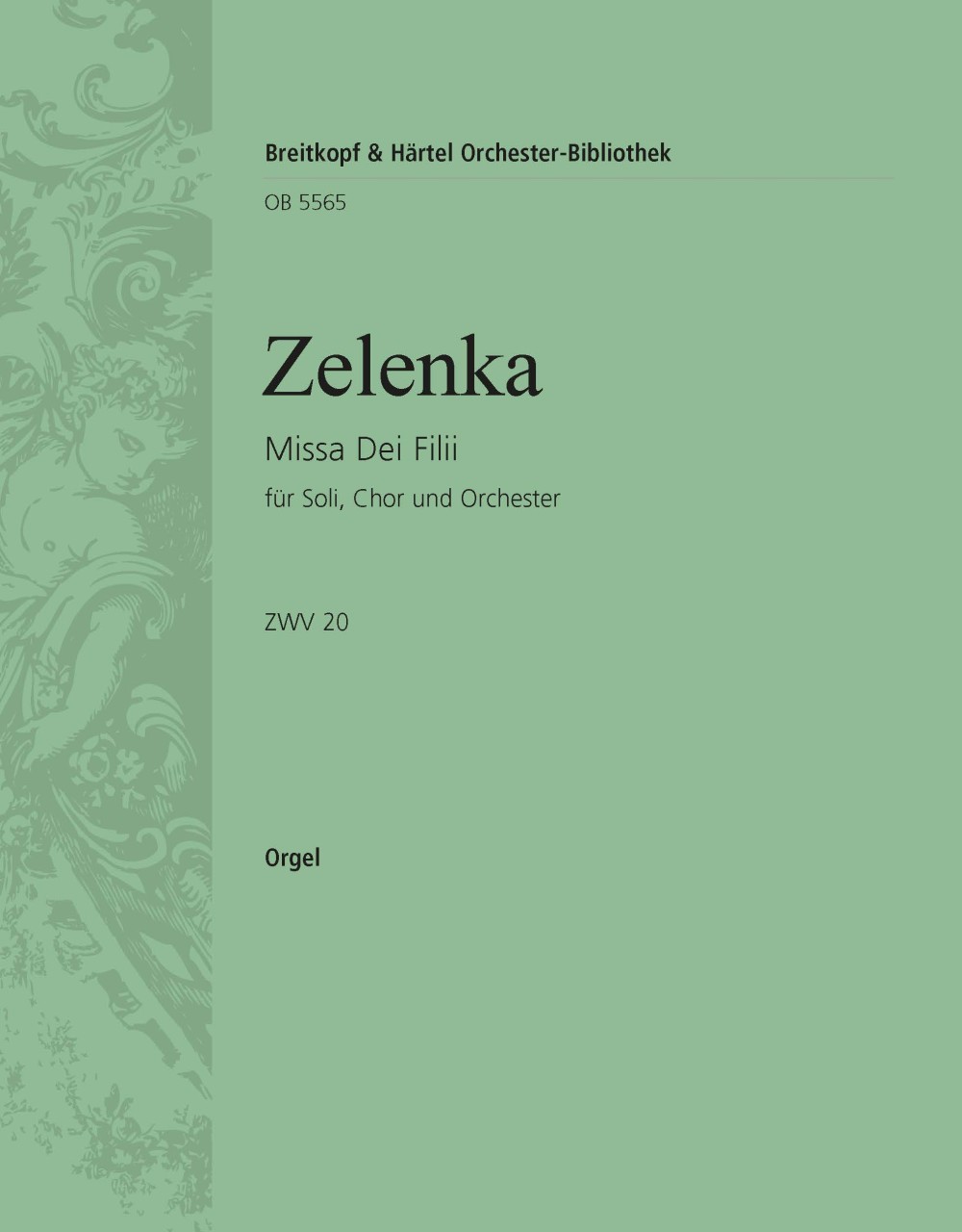 Front Cover Image Missa Dei Filii ZWV 20