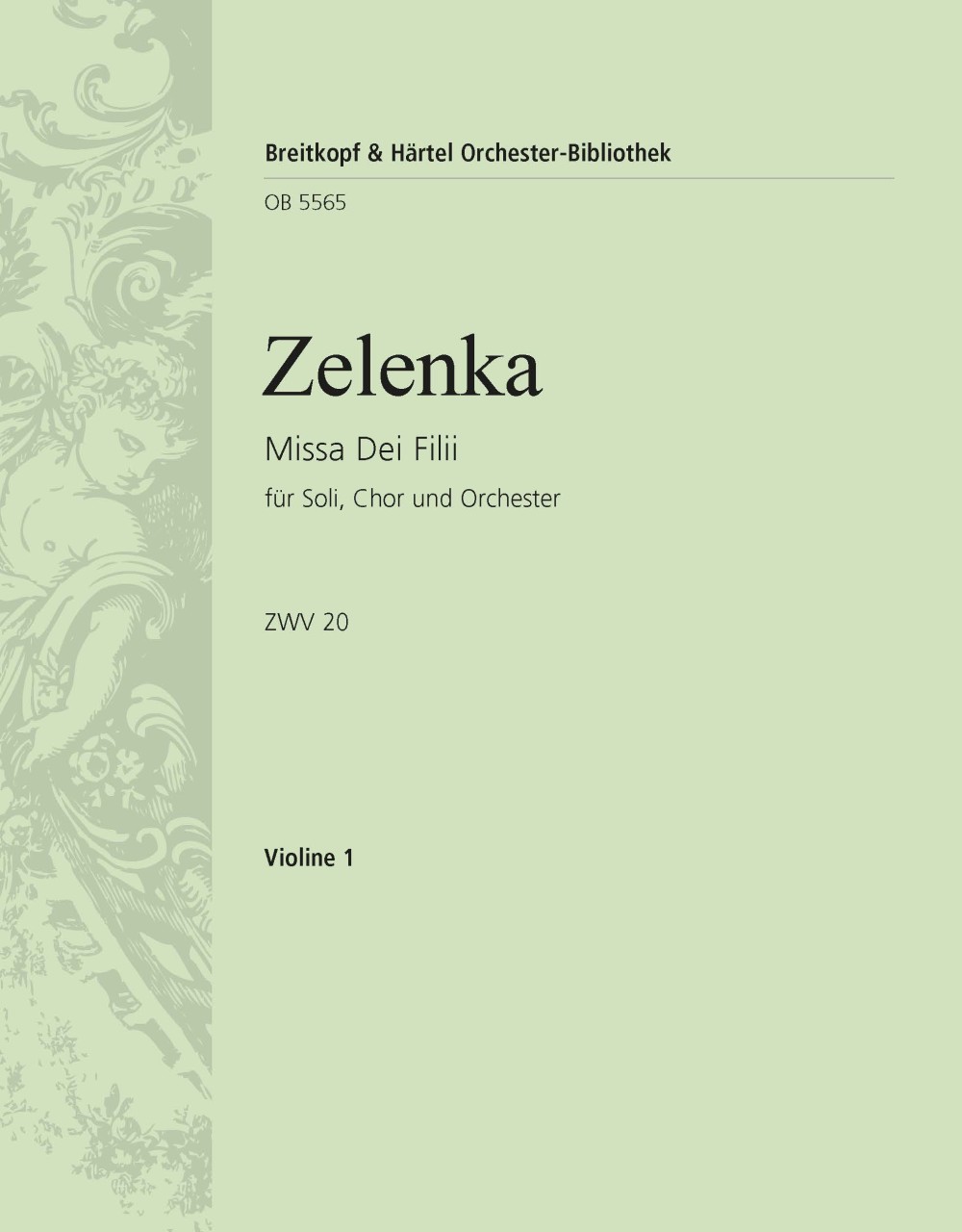 Front Cover Image Missa Dei Filii ZWV 20