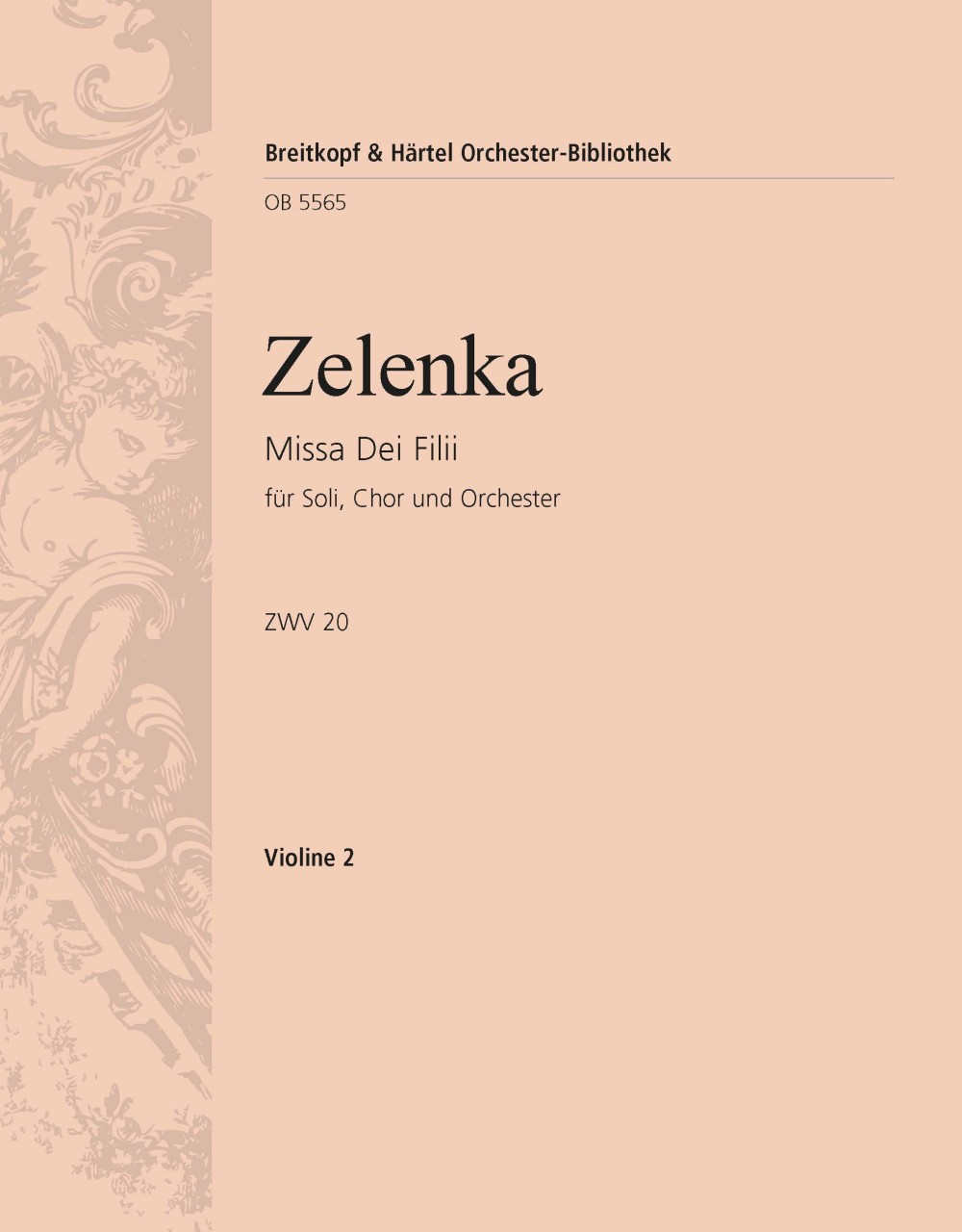 Front Cover Image Missa Dei Filii ZWV 20