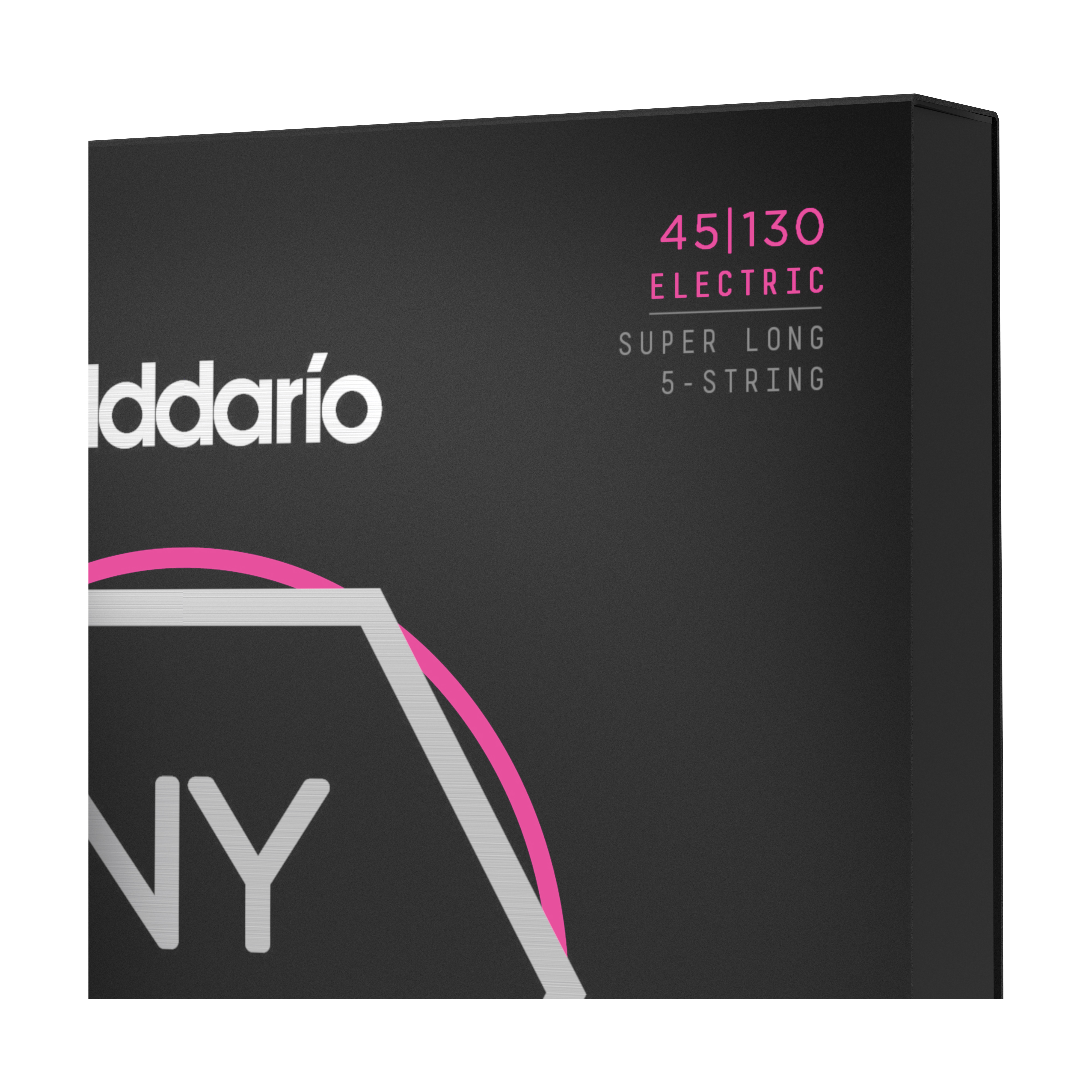 Other Cover Image D'Addario NYXL45130SL mit vernickeltem Draht umsponnene Saiten für Bassgitarren, normale leichte Spannung, 5-saitig, 45-130, Übergröße