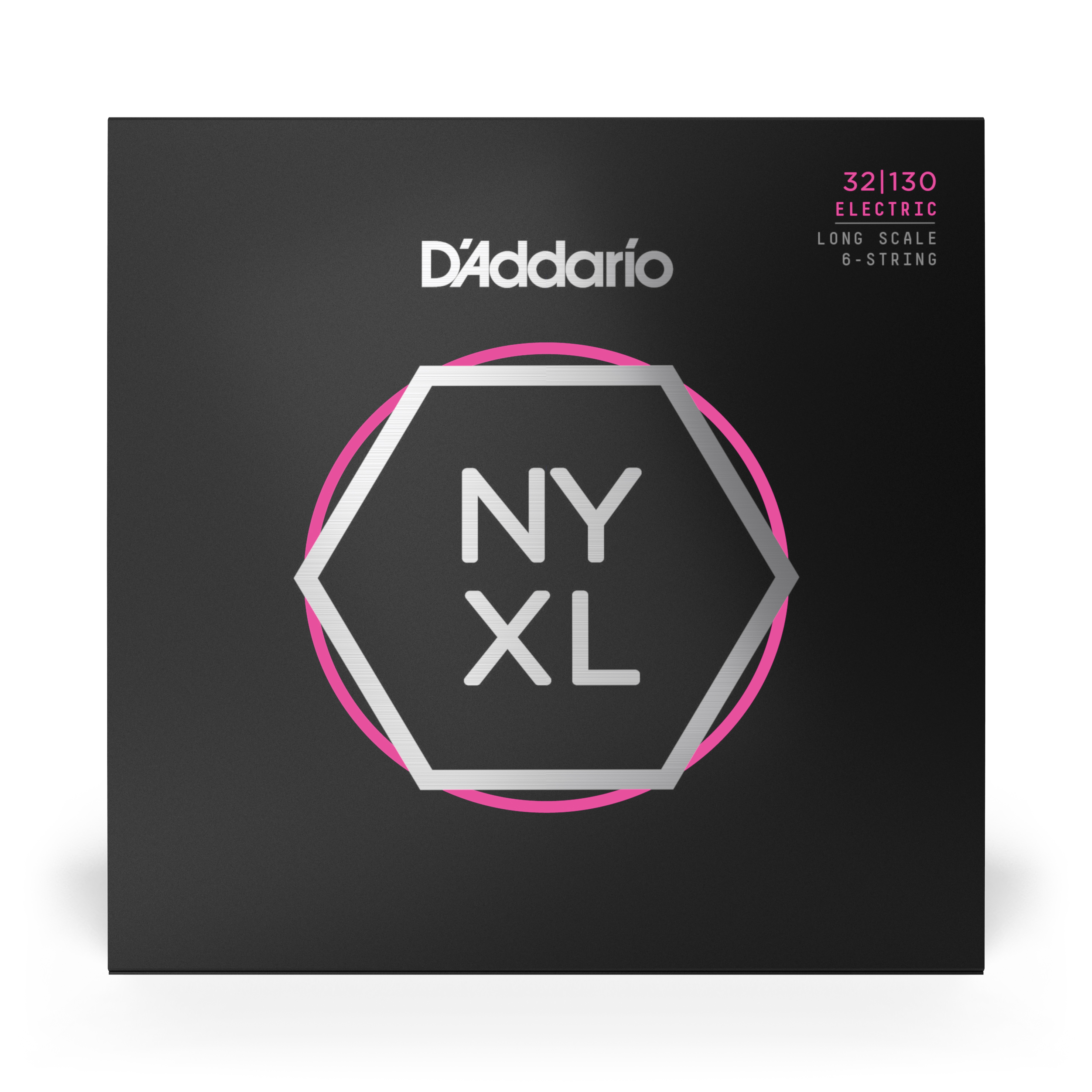 Other Cover Image D'Addario NYXL32130 mit vernickeltem Draht umsponnene Saiten für Bassgitarren, normale leichte Spannung, 6-saitig, 32-130, volle Größe