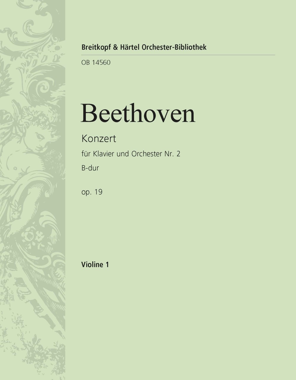 Front Cover Image Konzert für Klavier und Orchester Nr. 2 B-Dur op. 19