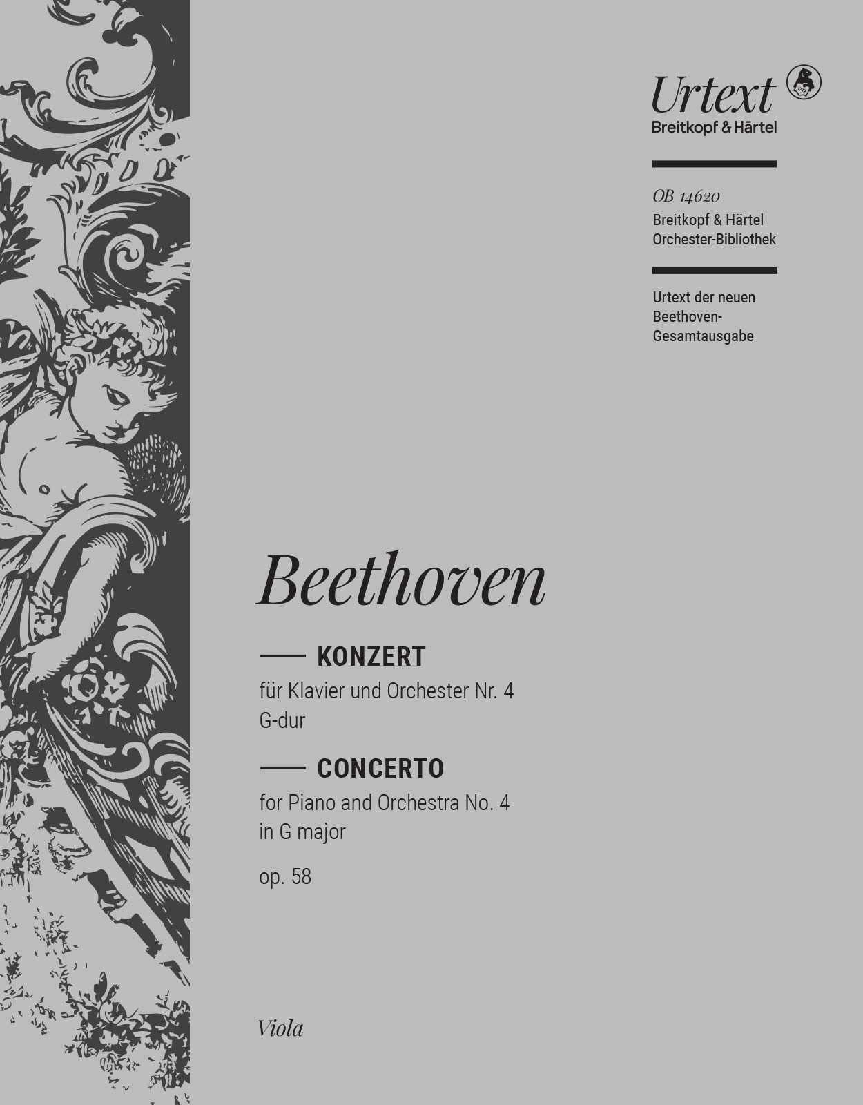 Front Cover Image Konzert für Klavier und Orchester Nr. 4 G-Dur op. 58
