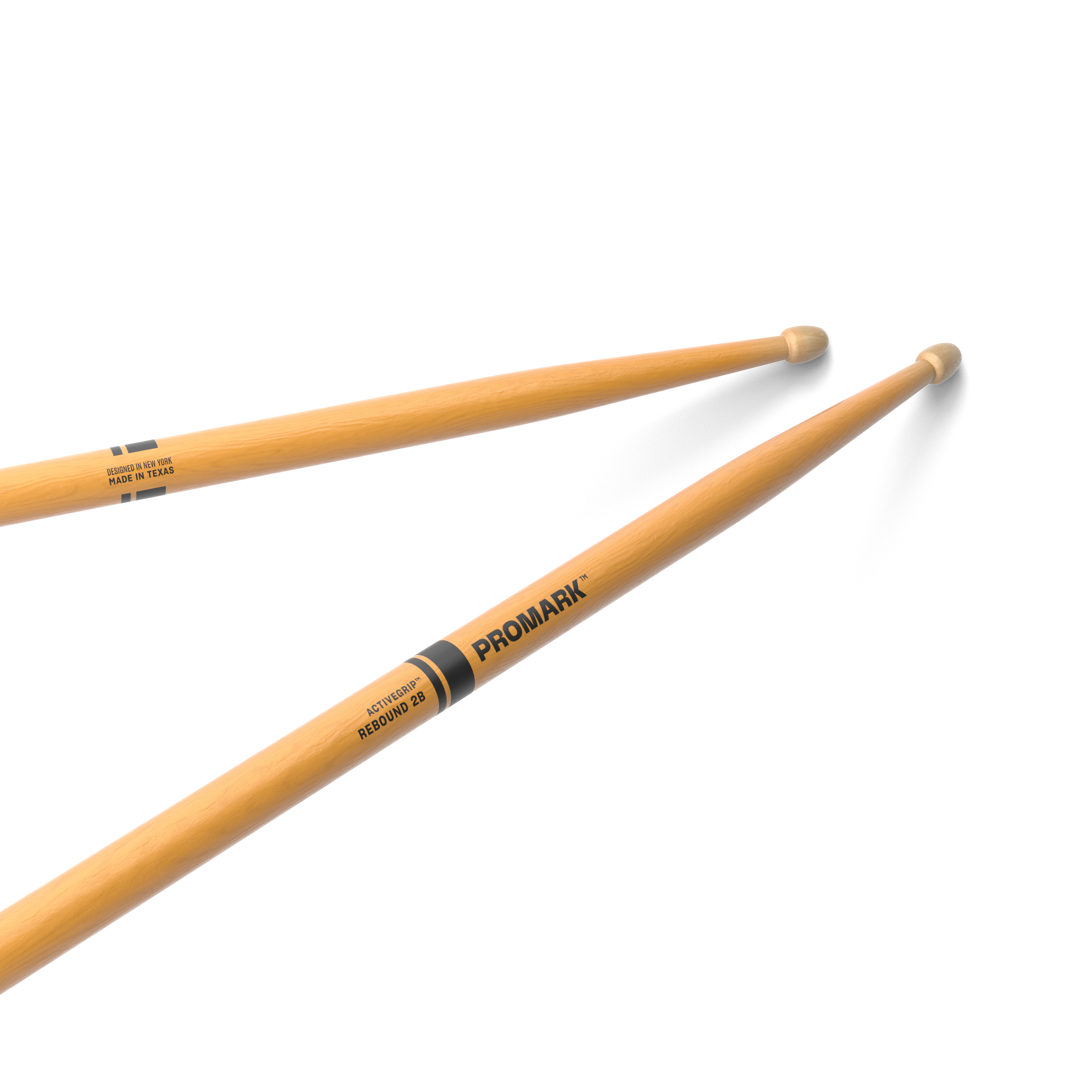 Front Cover Image ProMark Rebound 2B ActiveGrip Clear Hickory Acorn Wood Tip