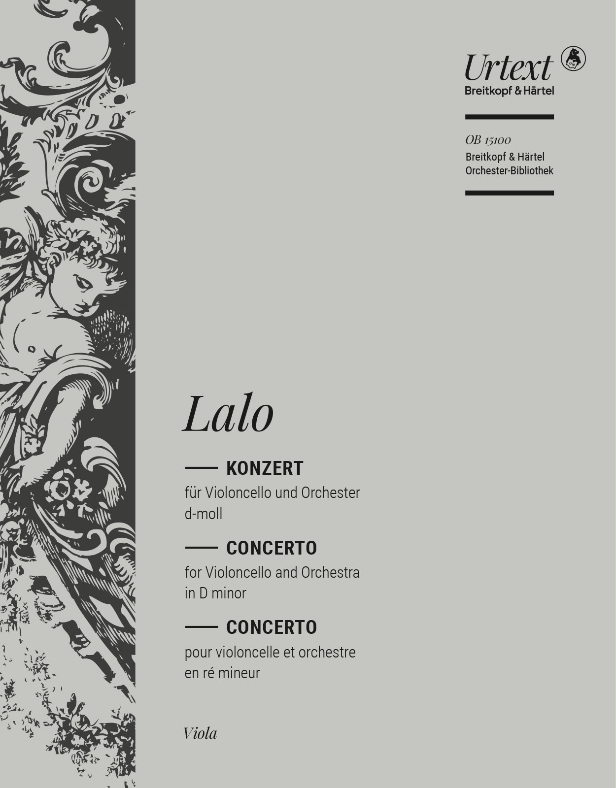 Front Cover Image Violoncellokonzert d-moll (1877)